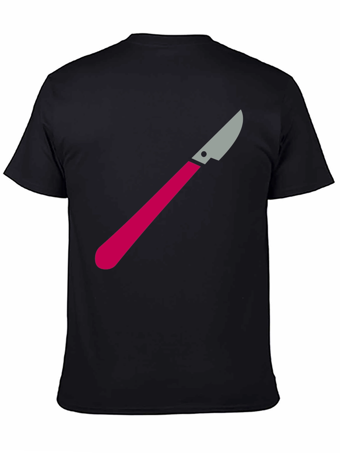 Black Scalpel Graphic Tee - Medical Humor T-Shirt view 4