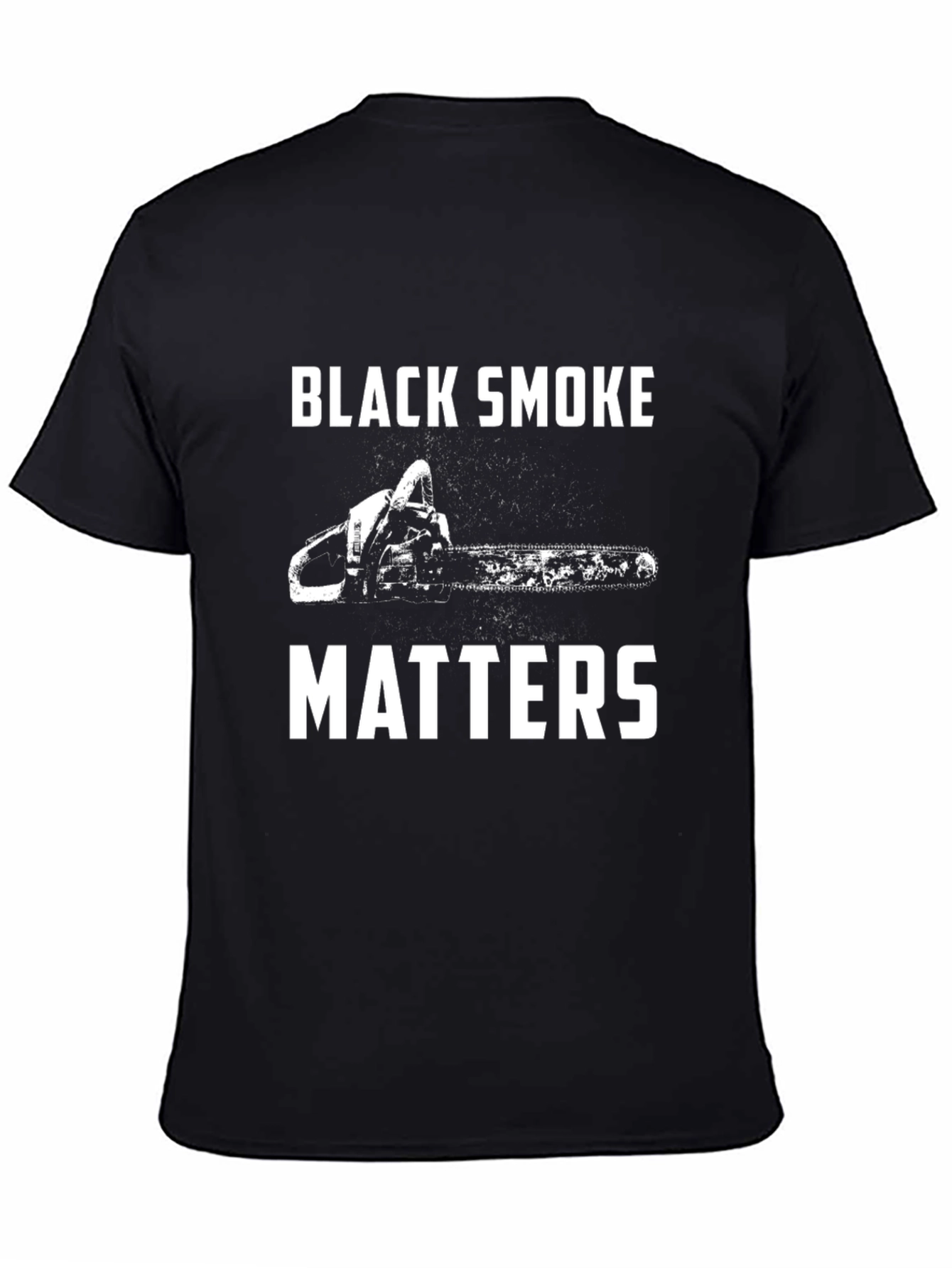 Black Black Smoke Matters Graphic T-Shirt view 4