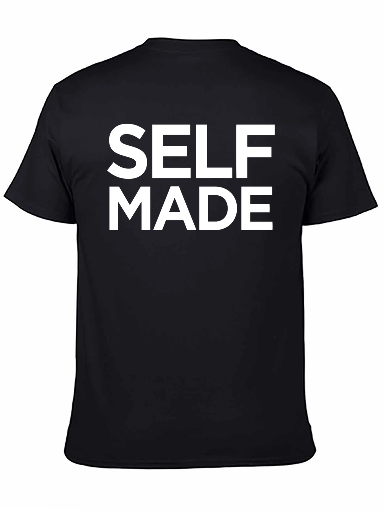 Black Self Made Black Graphic T-Shirt view 4
