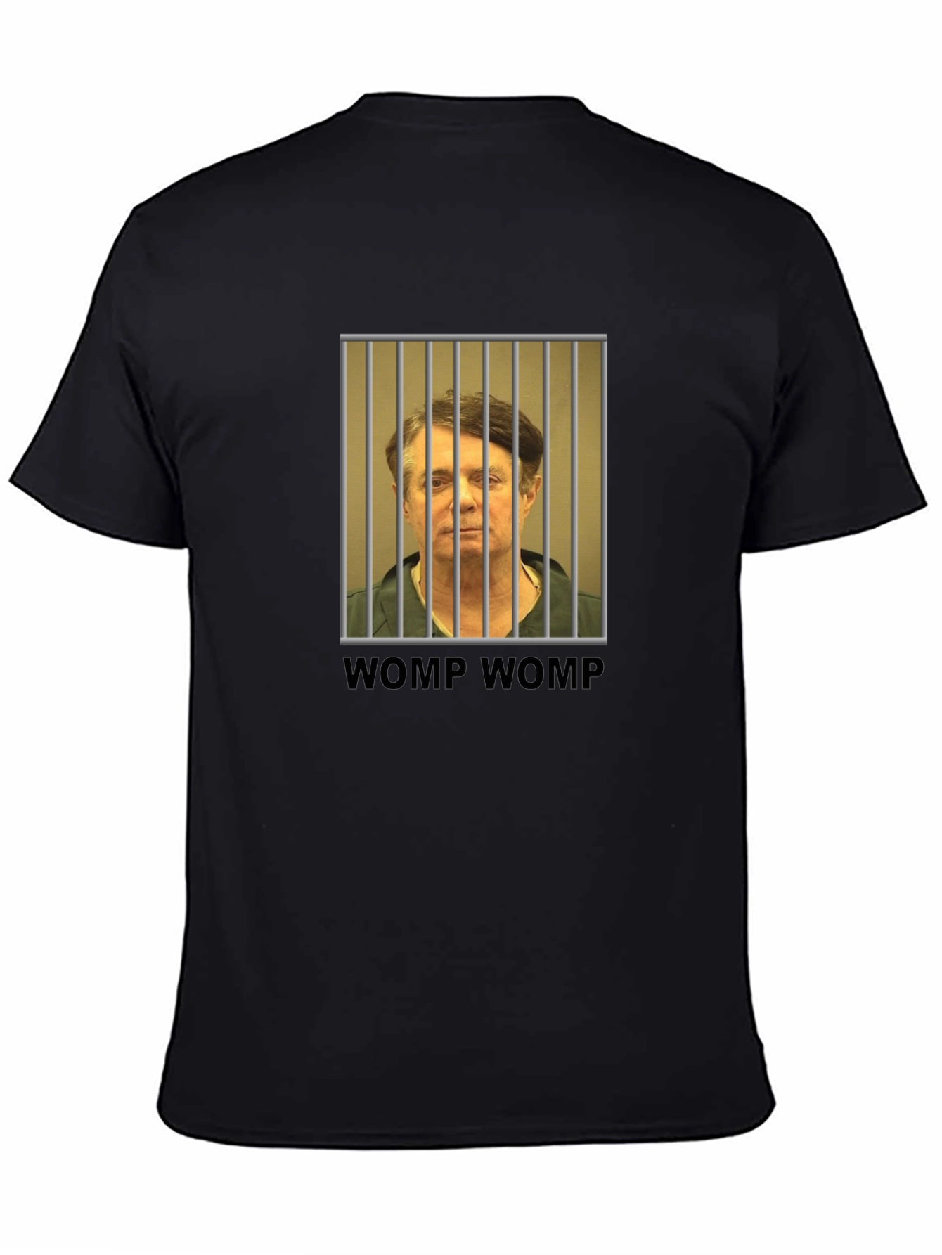 Black Womp Womp Prisoner Graphic Tee view 4