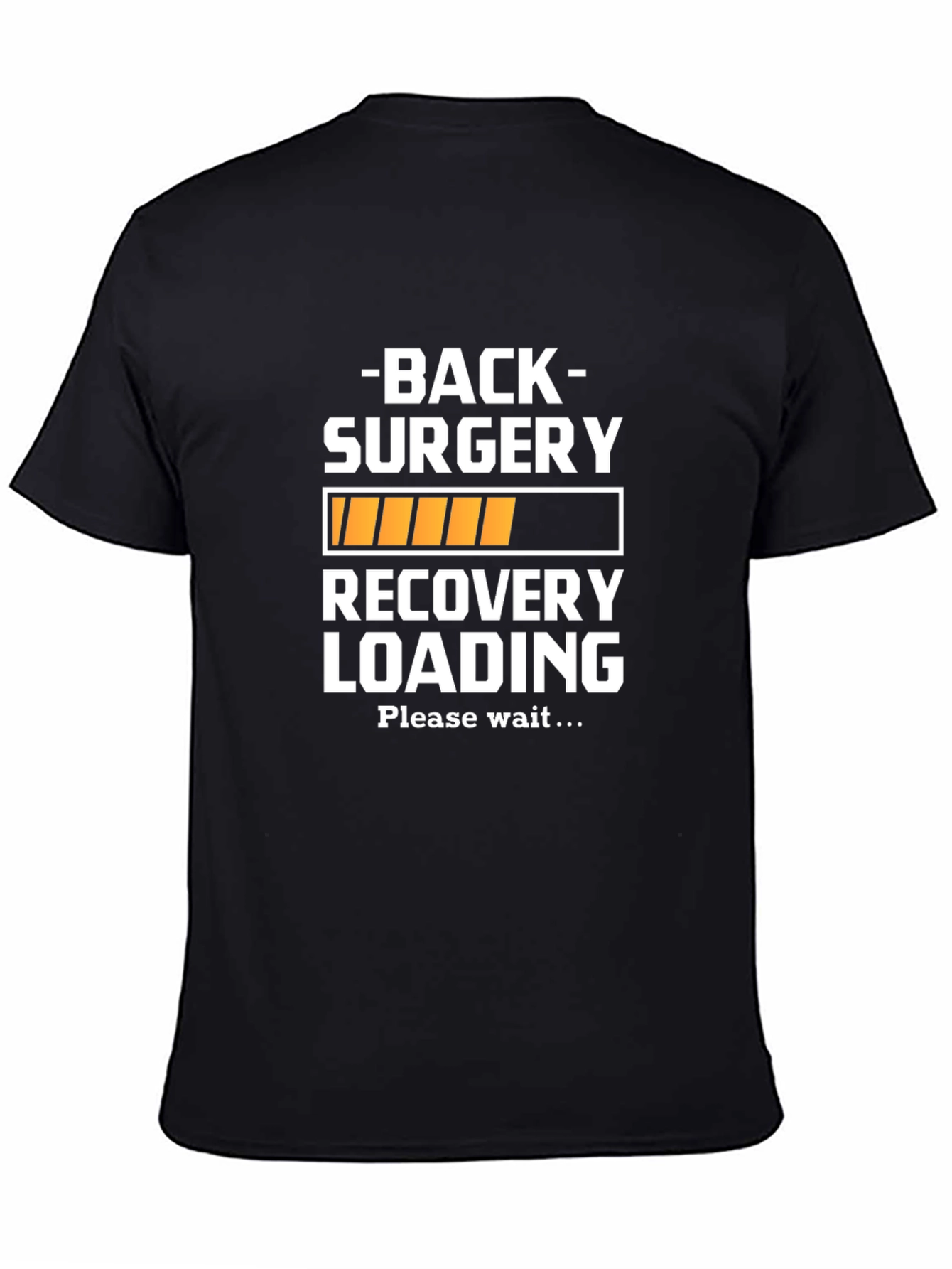 Black Back Surgery Recovery T-Shirt Funny Get Well Gift view 4