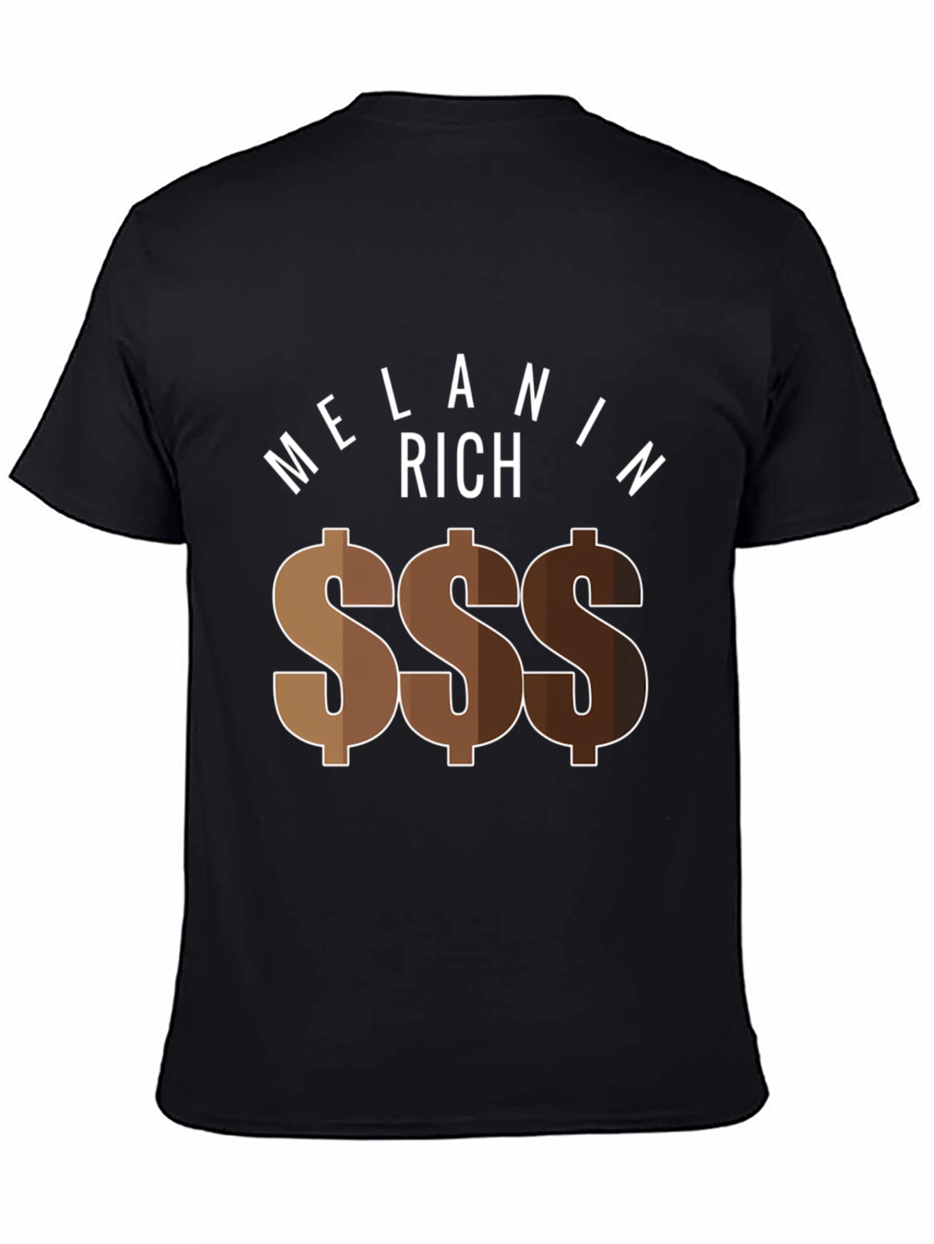 Black Melanin Rich Graphic T-Shirt view 4