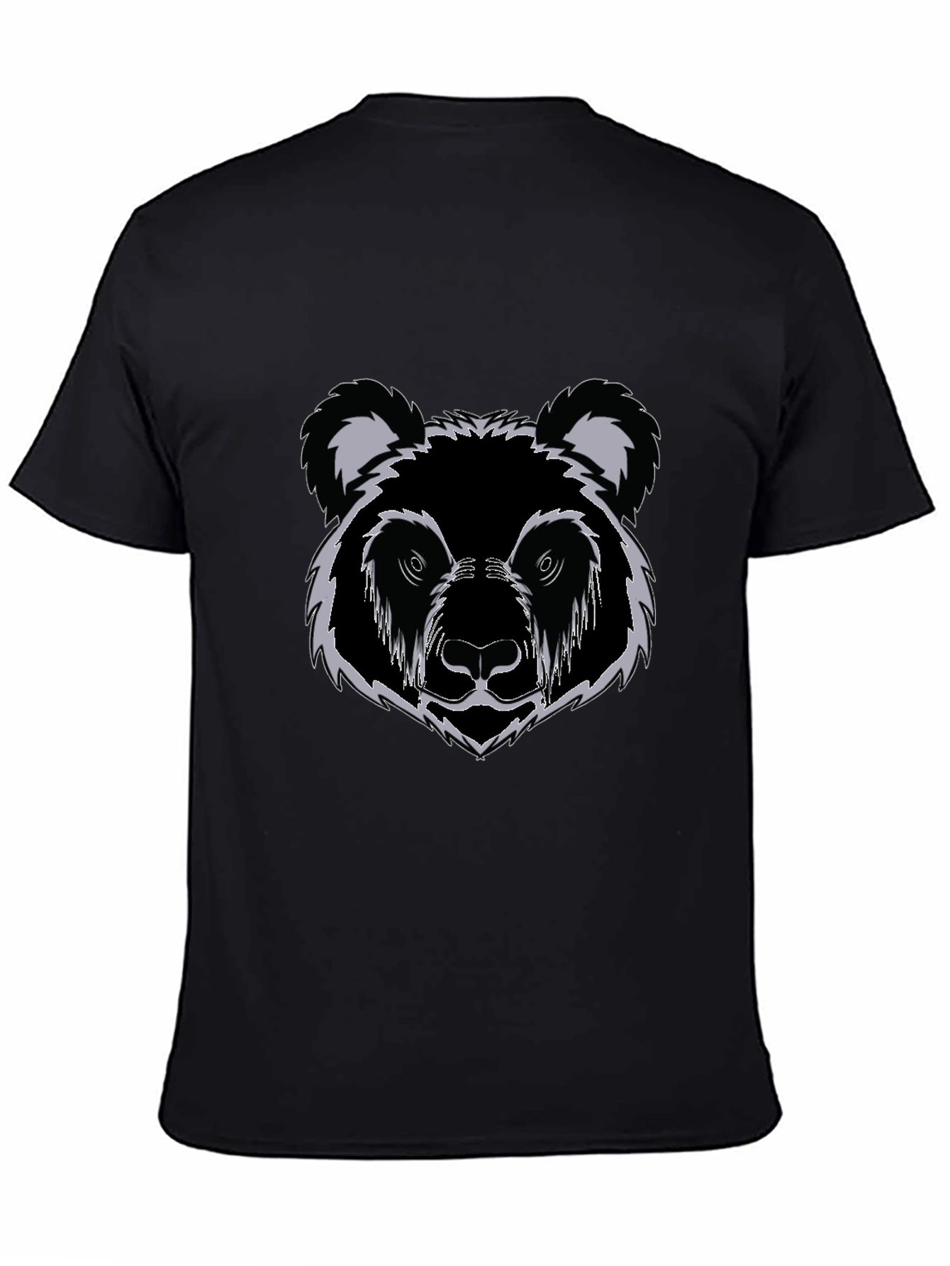 Black Black Bear Graphic Print T-Shirt view 4