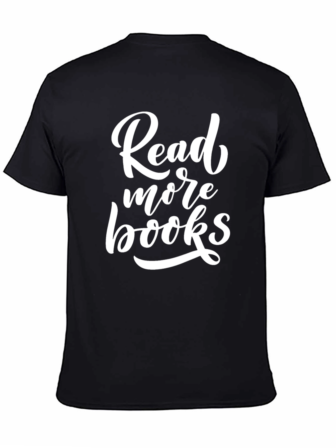 Black Read More Books Graphic T-Shirt - Black view 4