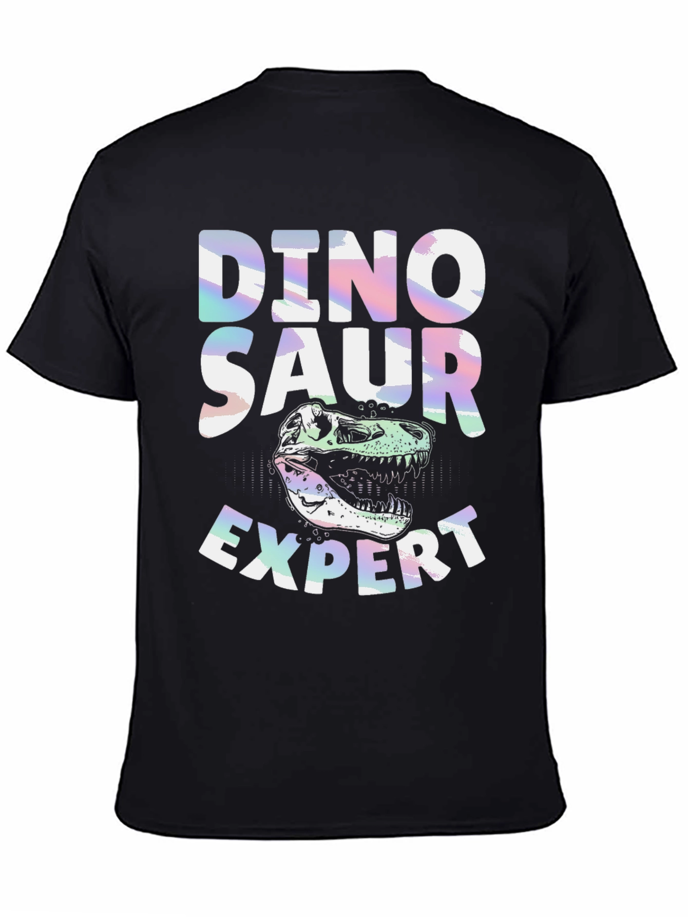 Black Dino Expert Graphic Tee view 4