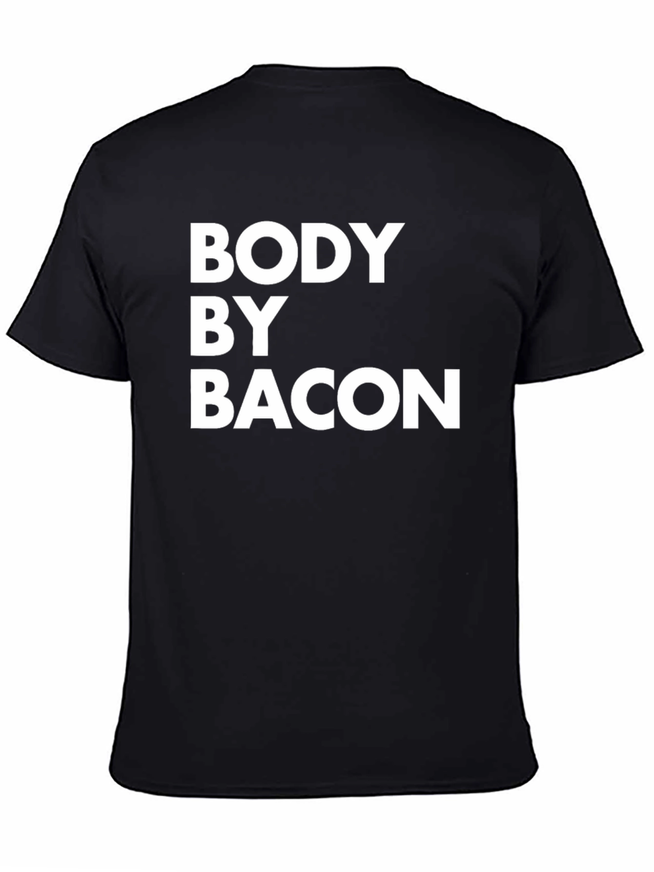 Black Body By Bacon T-Shirt - Funny Foodie Tee view 4
