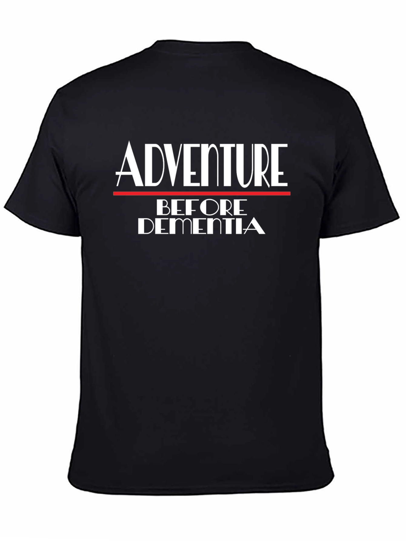 Black Adventure Before Dementia Tee view 4