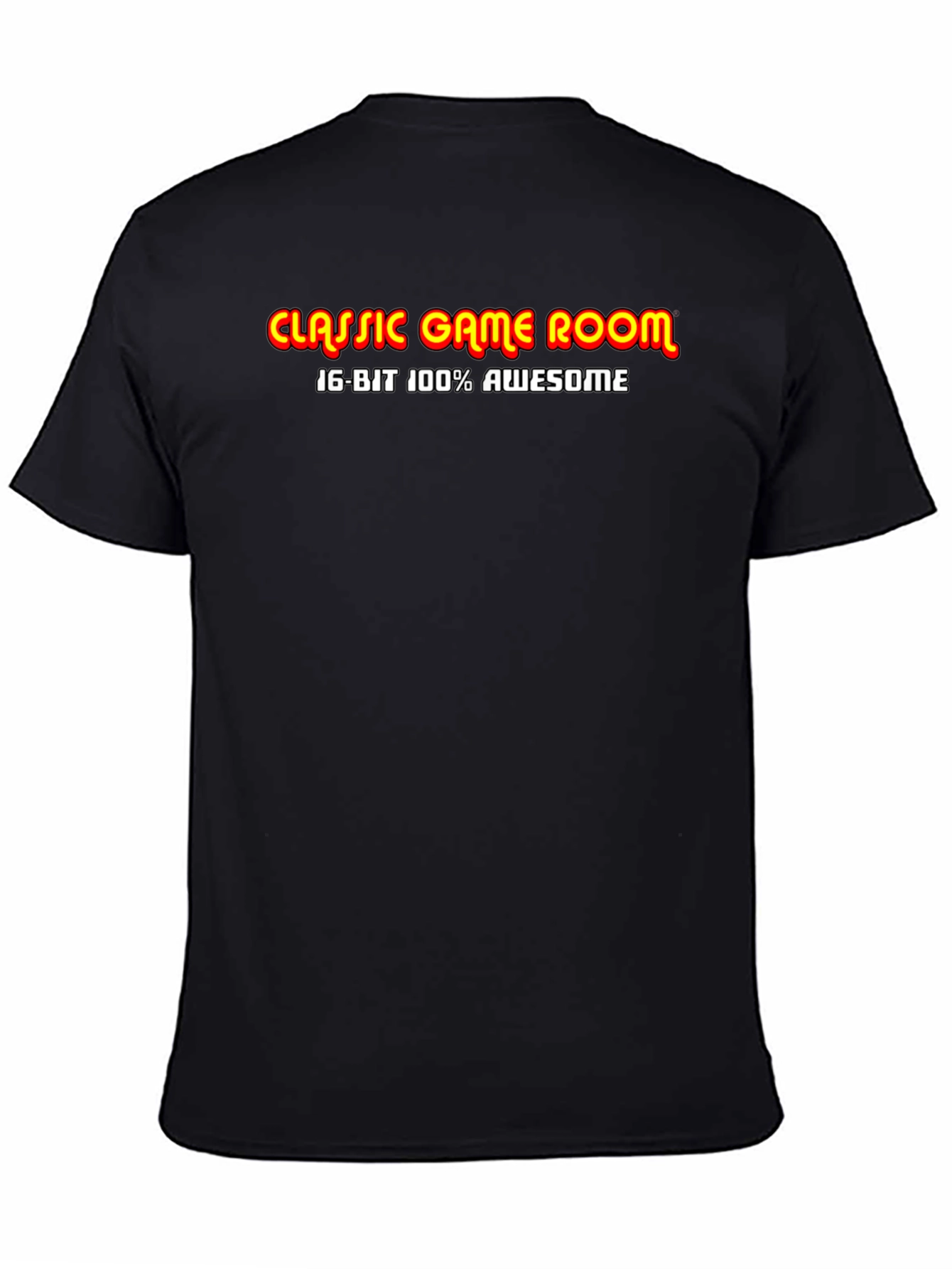 Black Classic Game Room 16-Bit Awesome Graphic Tee view 4