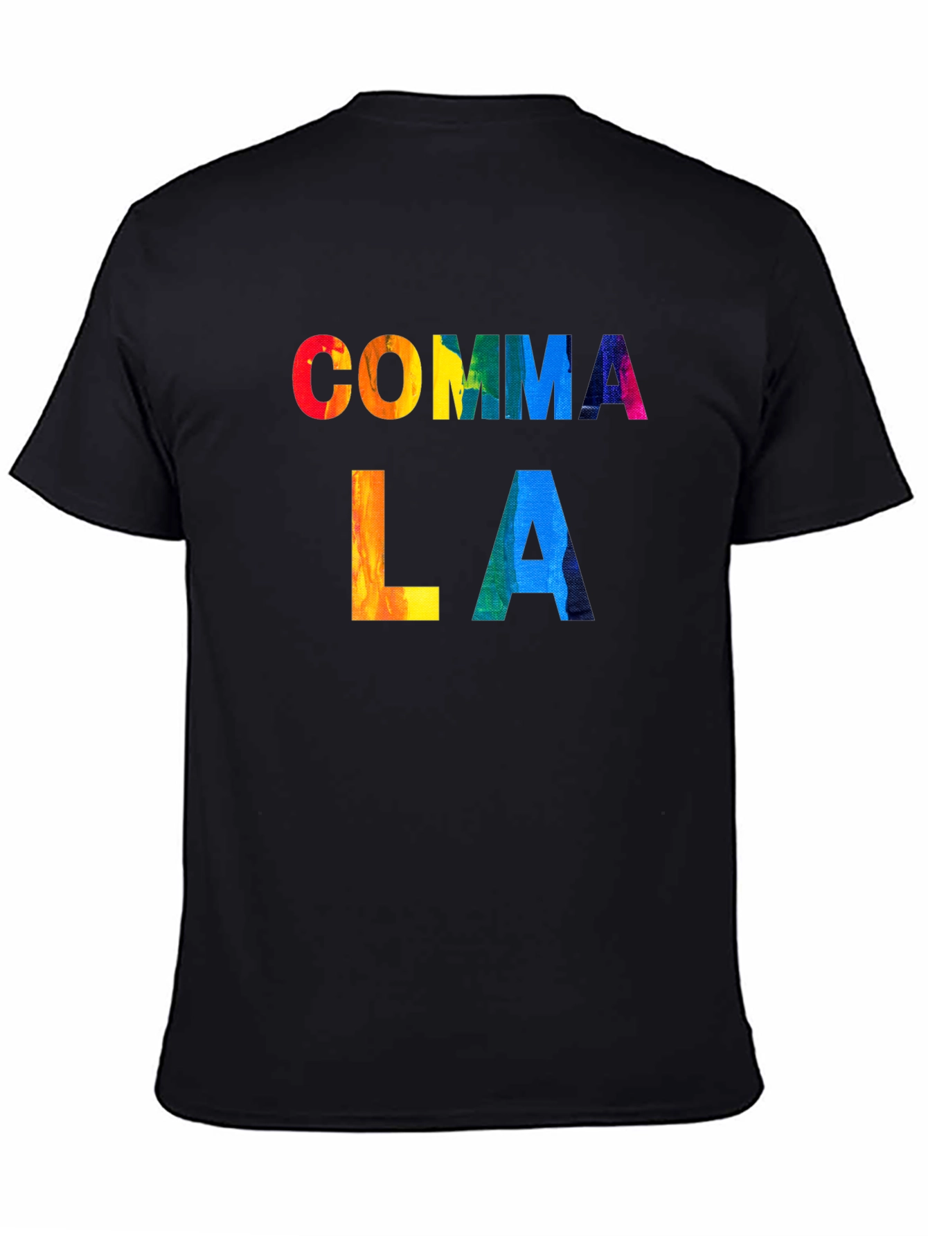 Black Comma LA Rainbow T-Shirt view 4
