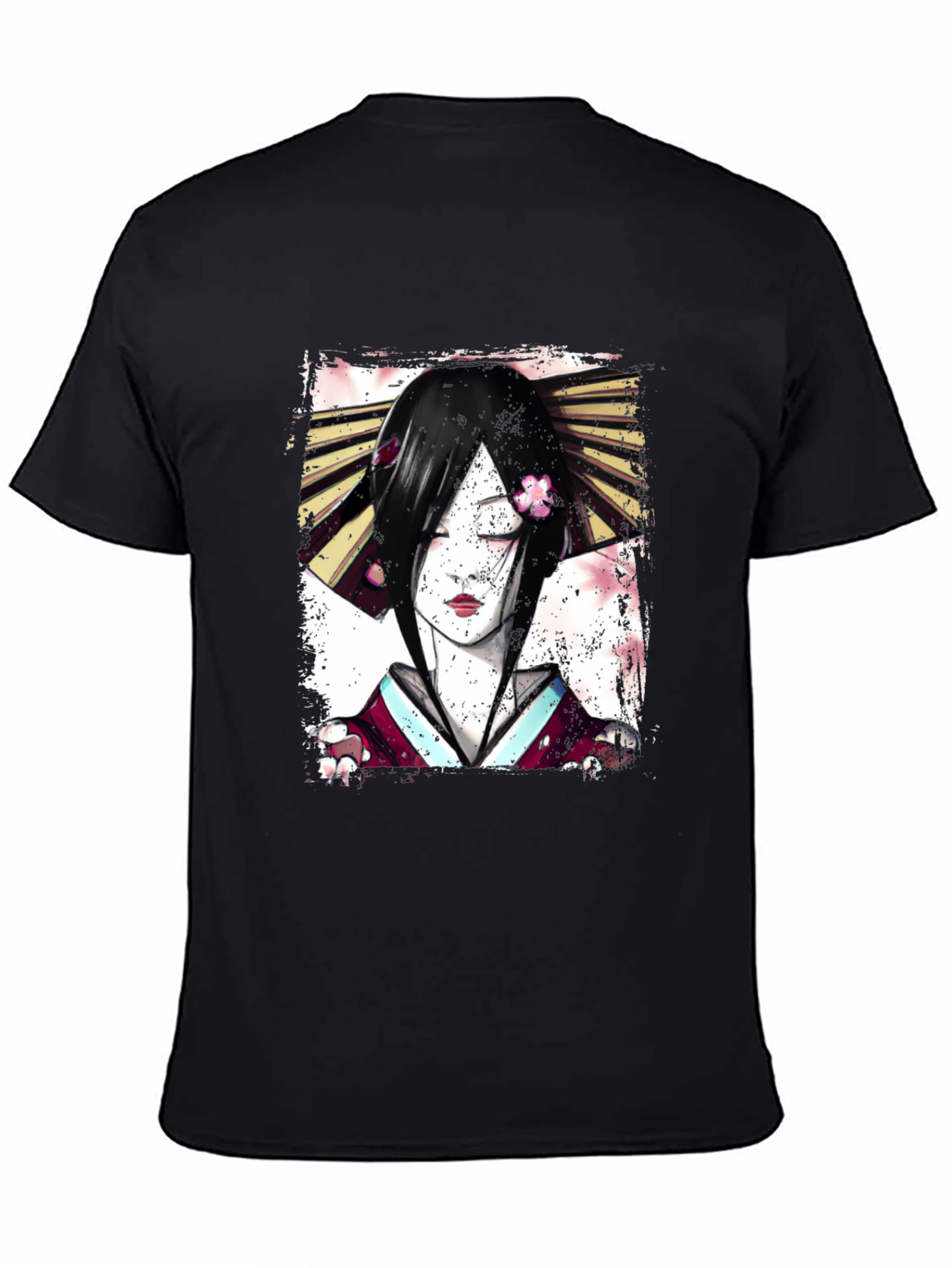 Geisha Graphic Tee - Japanese Art Shirt - 4