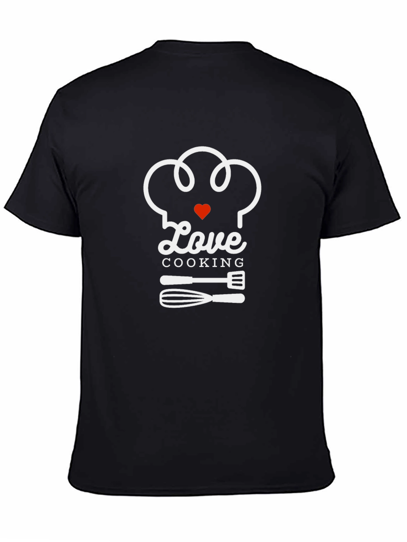 Black Love Cooking T-Shirt, Chef Hat Tee, Foodie Gift view 4