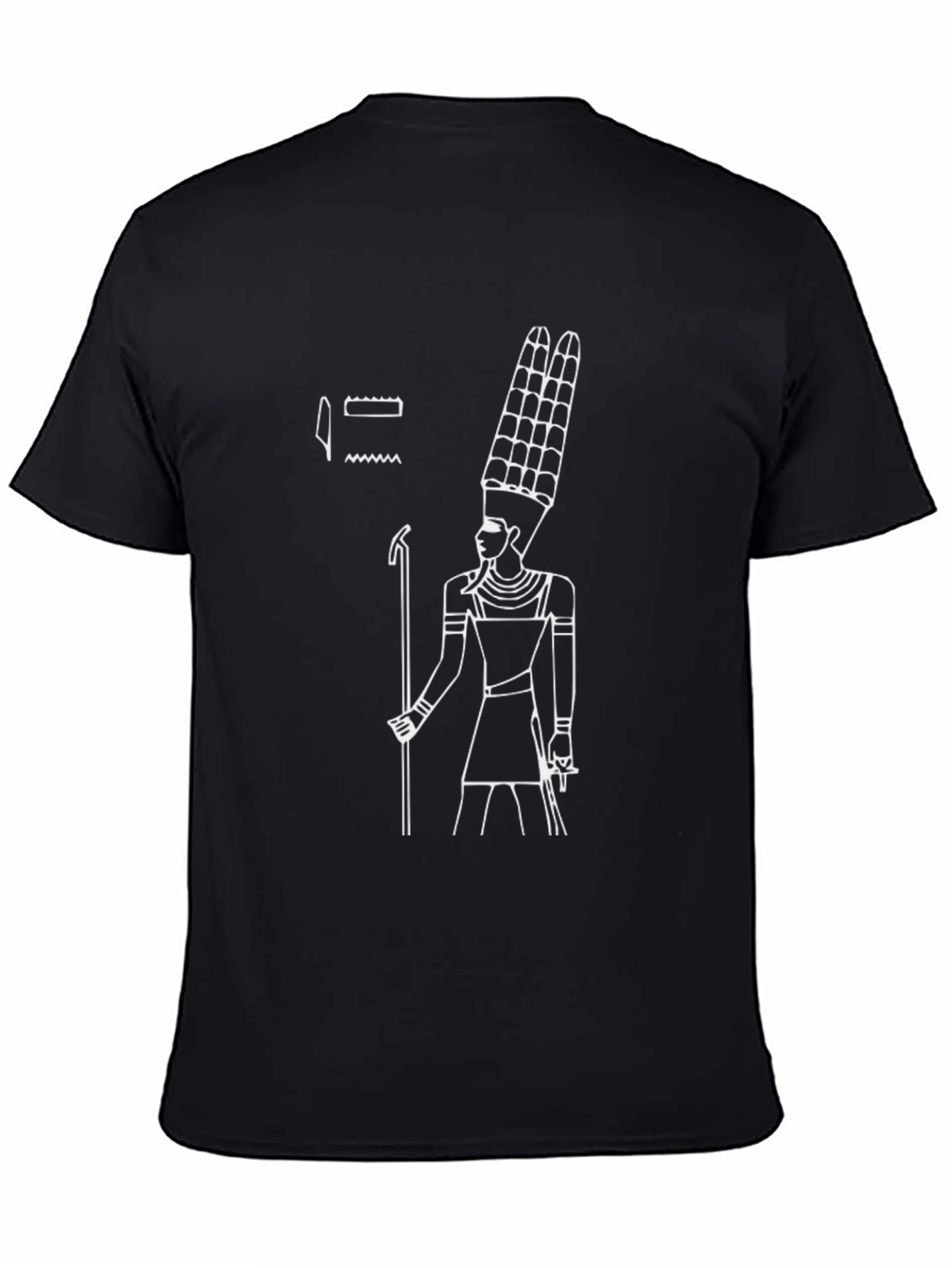 Black Egyptian God Graphic Black T-Shirt view 4