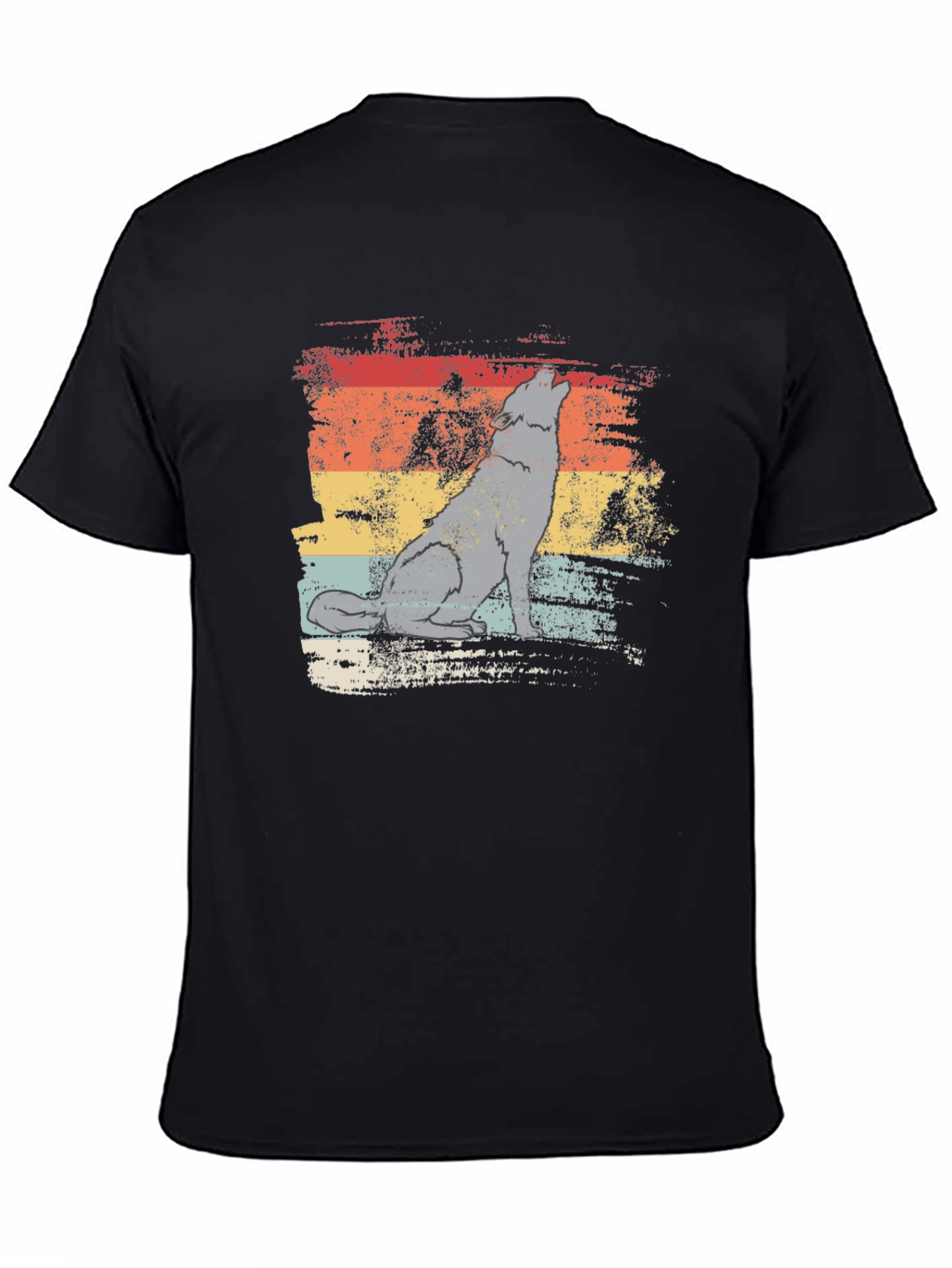 Vintage Wolf Graphic T-Shirt - Retro Style - 4