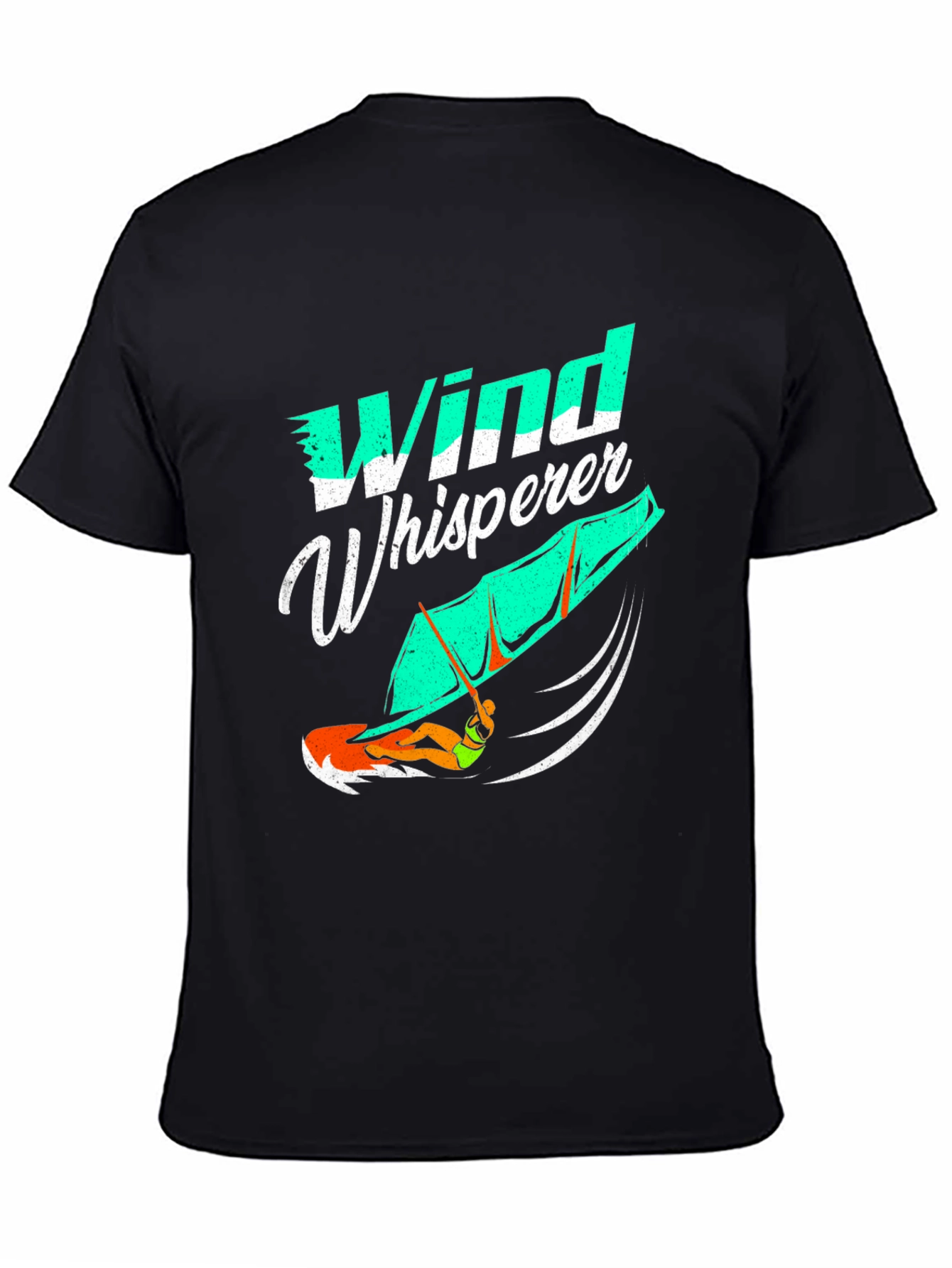 Black Wind Whisperer Graphic Tee view 4