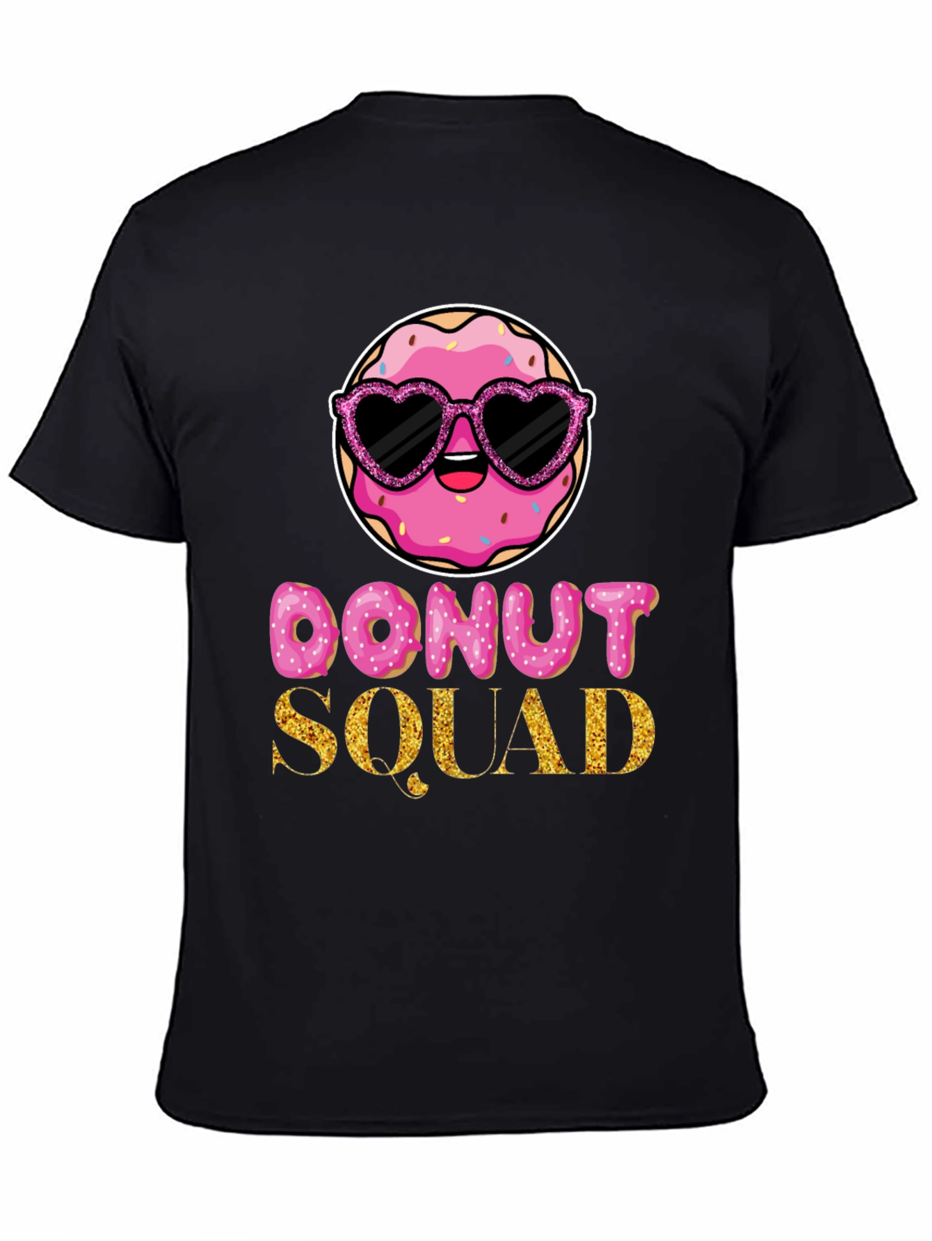 Black Donut Squad Graphic Tee view 4
