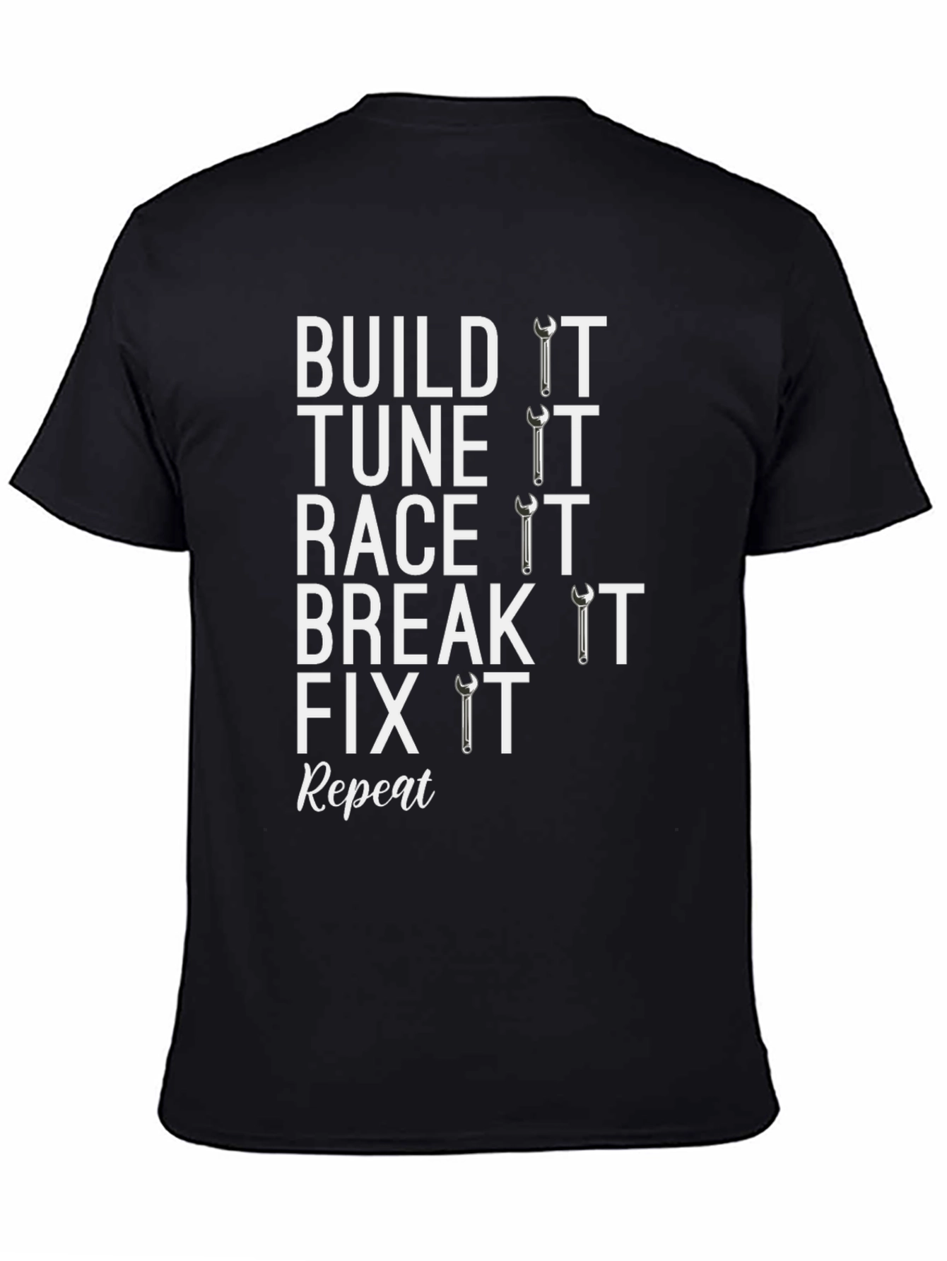 Build Tune Race Car Enthusiast T-Shirt - 4