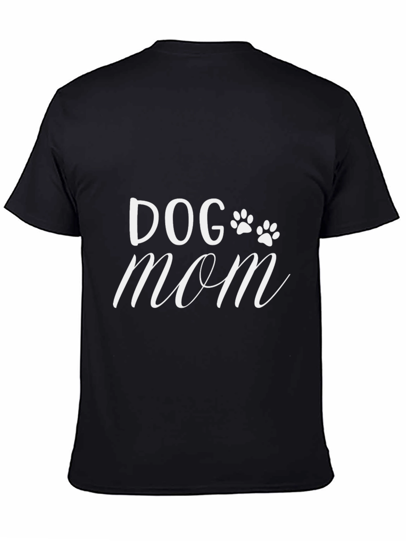Black Dog Mom Graphic T-Shirt - Cute Pet Lover Tee view 4