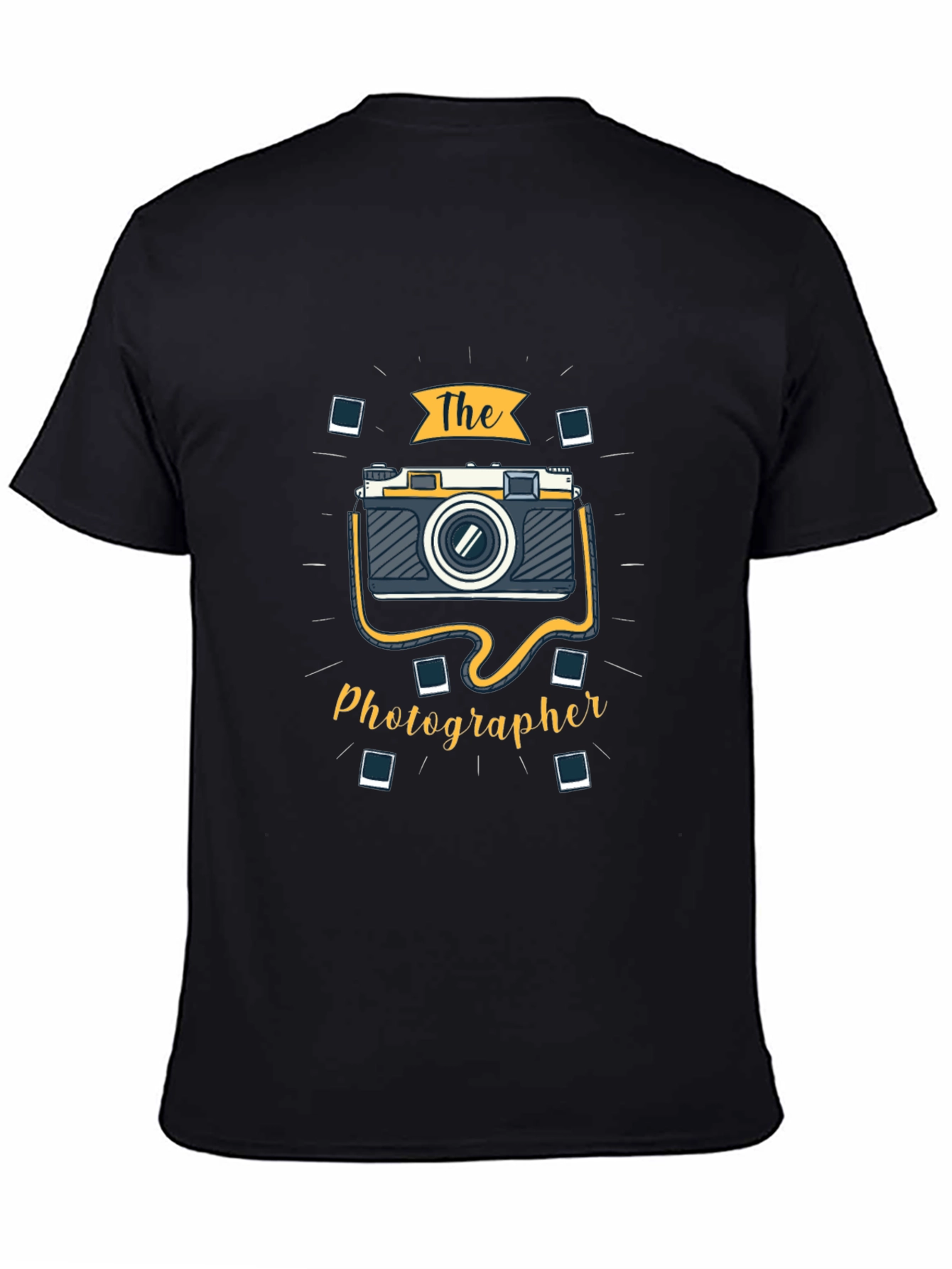 Black The Photographer Graphic T-Shirt - Black view 4