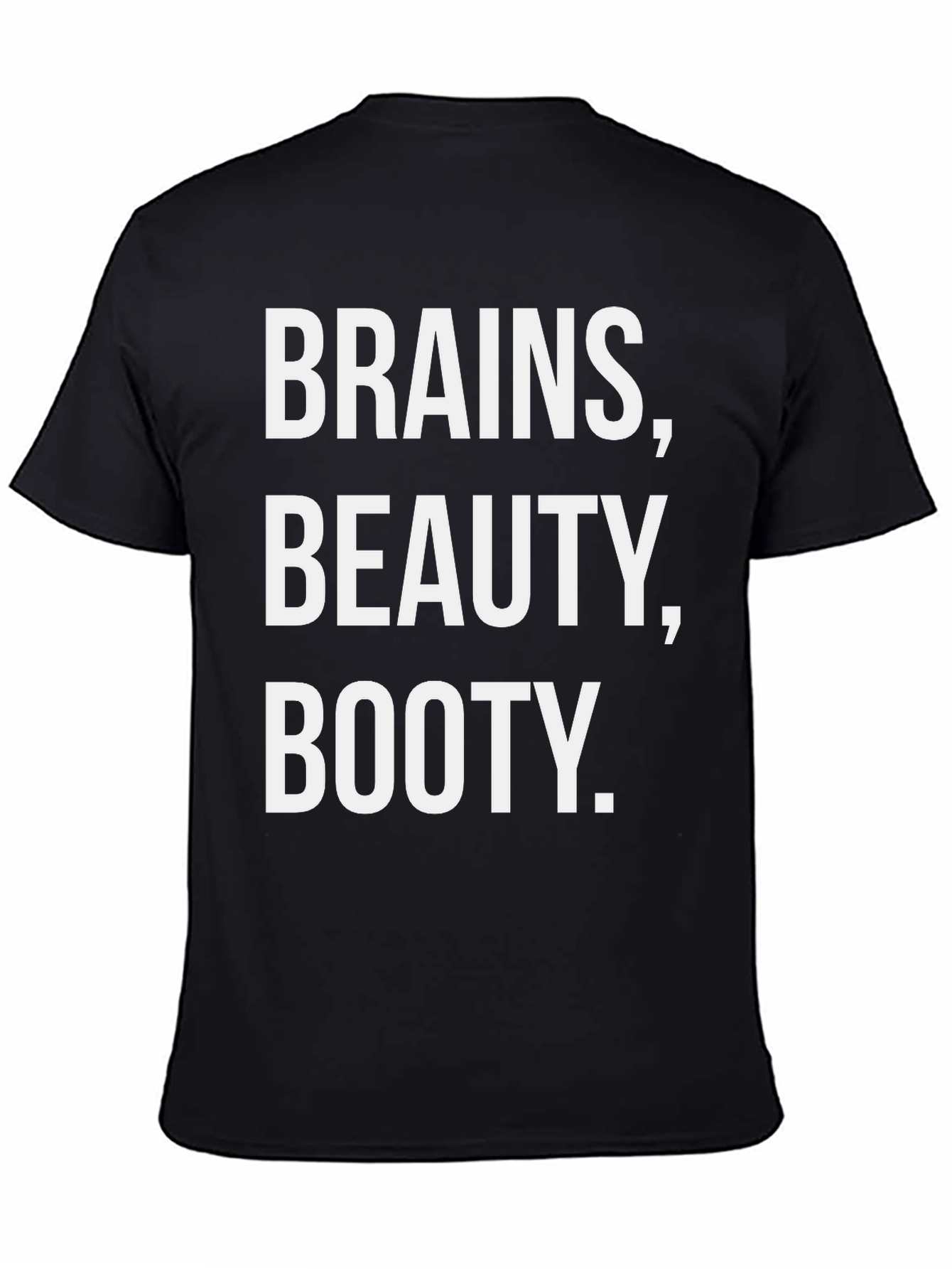 Black Brains Beauty Booty Black T-Shirt view 4