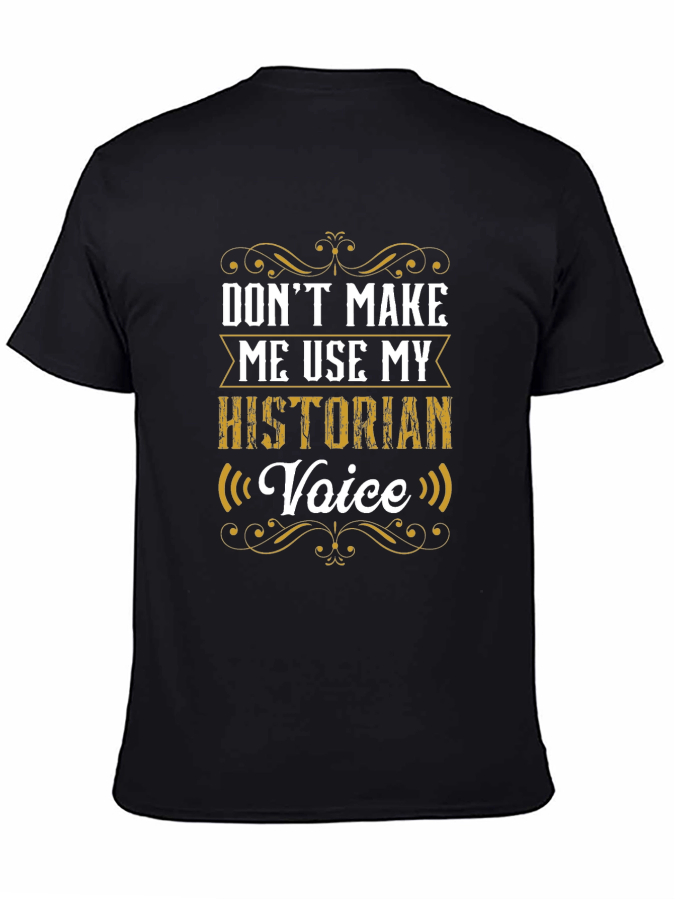 Black Historian Voice Graphic T-Shirt view 4