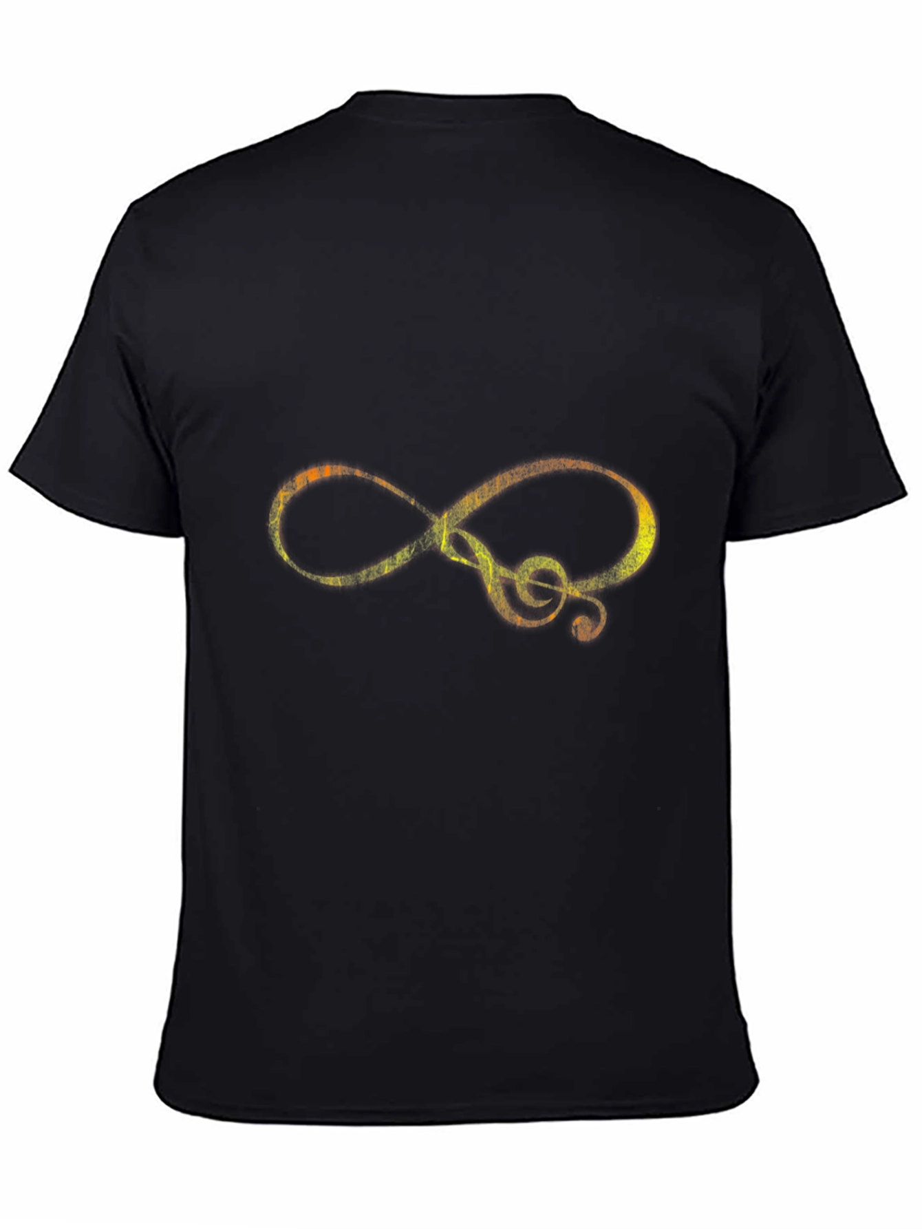 Black Music Infinity T-Shirt: Artistic & Stylish! view 4