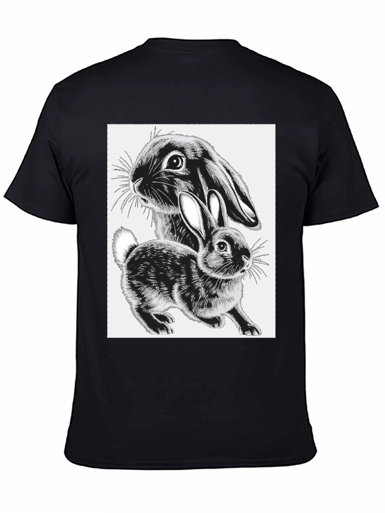 Black Black Rabbit Graphic Tee view 4