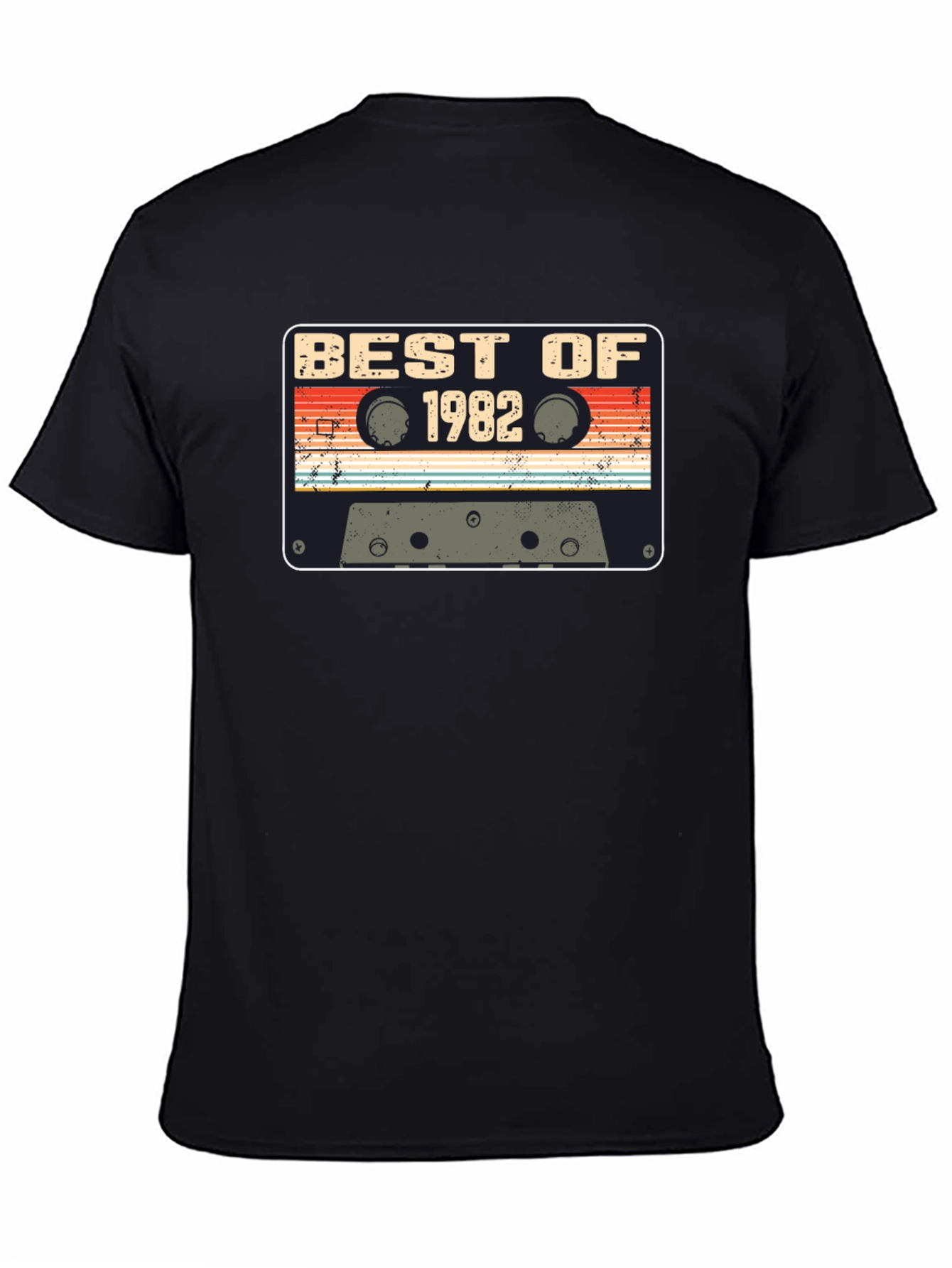 Black Best of 1982 Cassette Tape Graphic Tee view 4