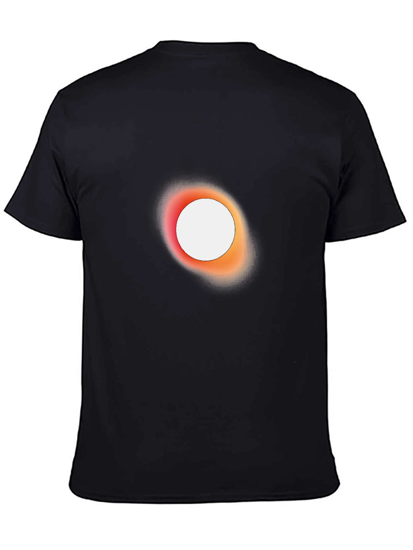 Black Black Hole T-Shirt - Unique Space Design view 4