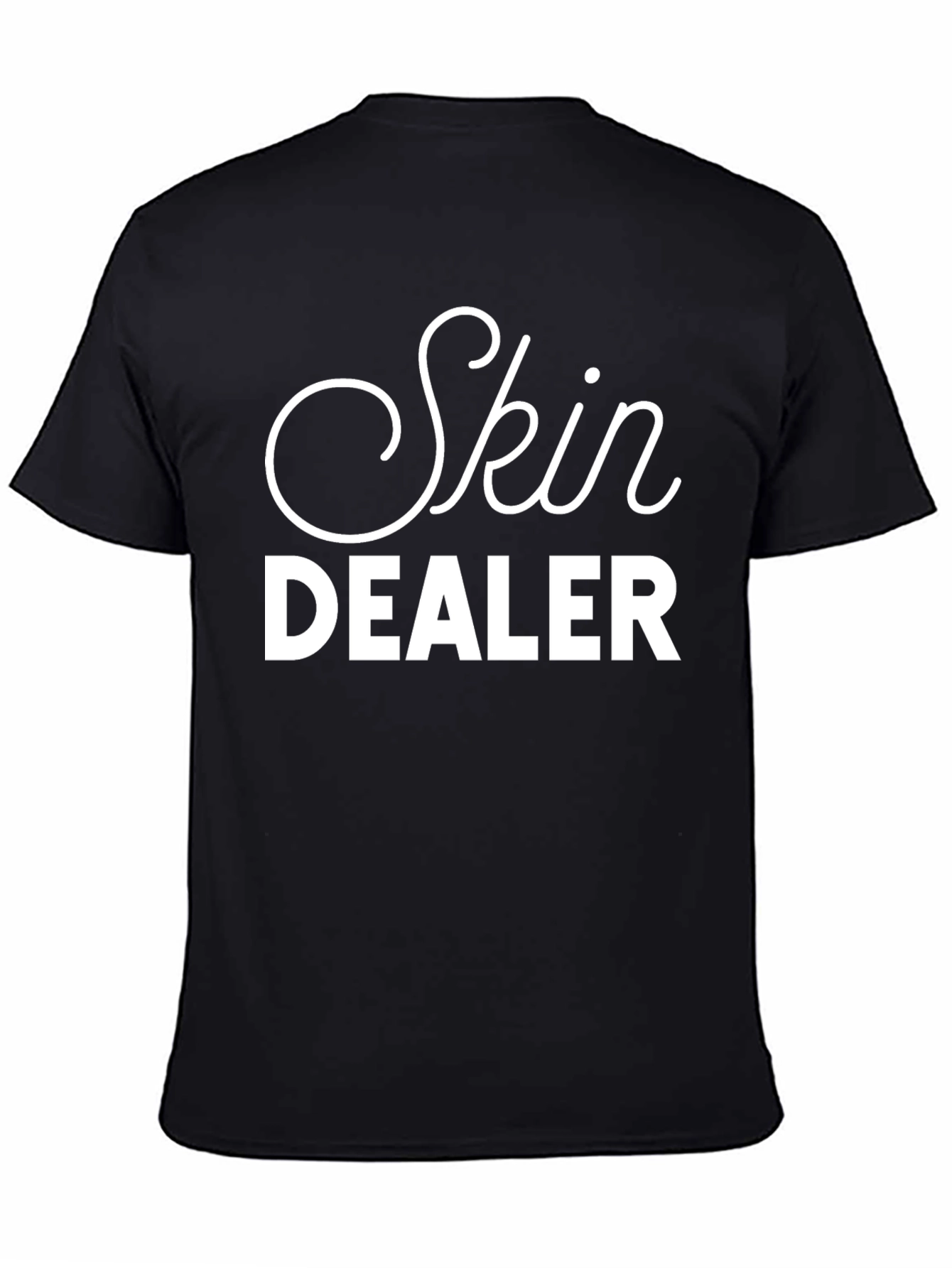 Black Skin Dealer Graphic Tee - Trendy Casual Wear view 4