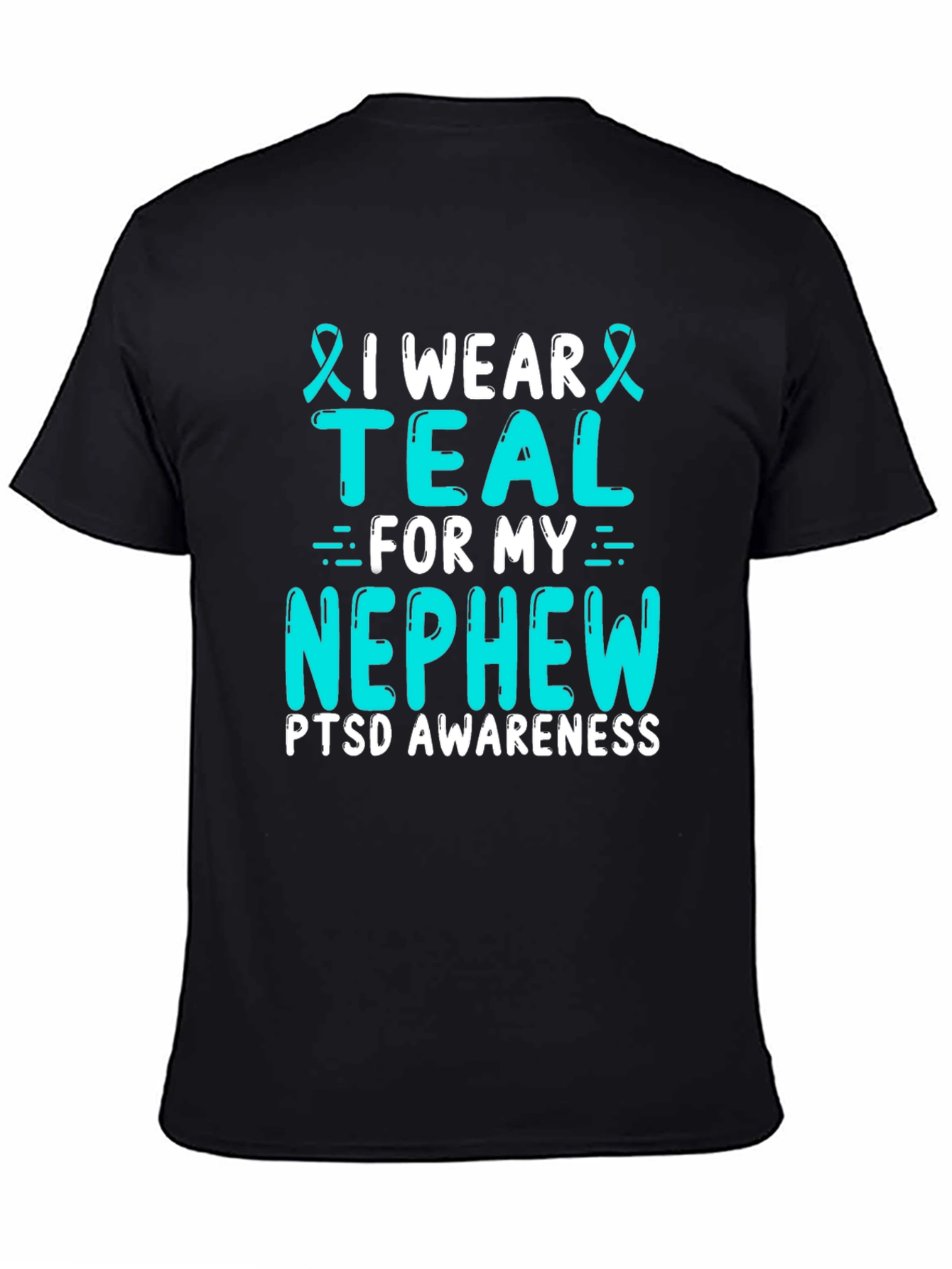 Teal PTSD Awareness T-Shirt - 4