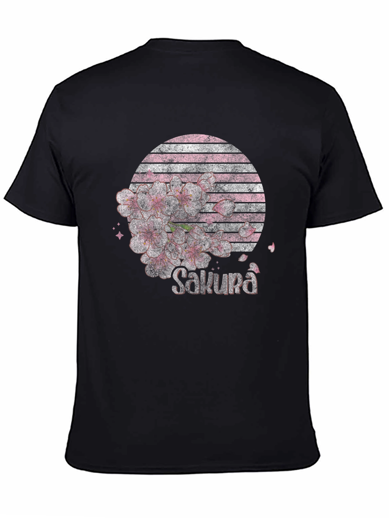 Sakura Blossom Graphic Tee - Stylish Japanese Design - 4