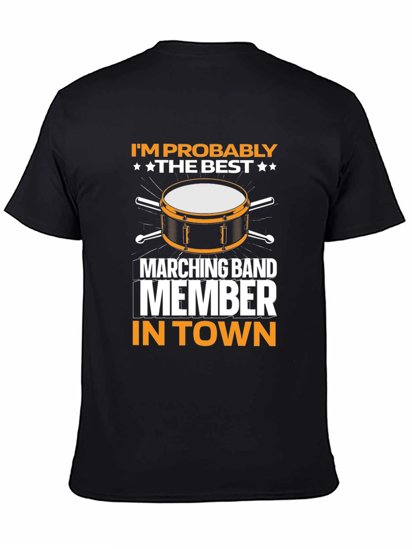 Black Best Marching Band Member T-Shirt view 4