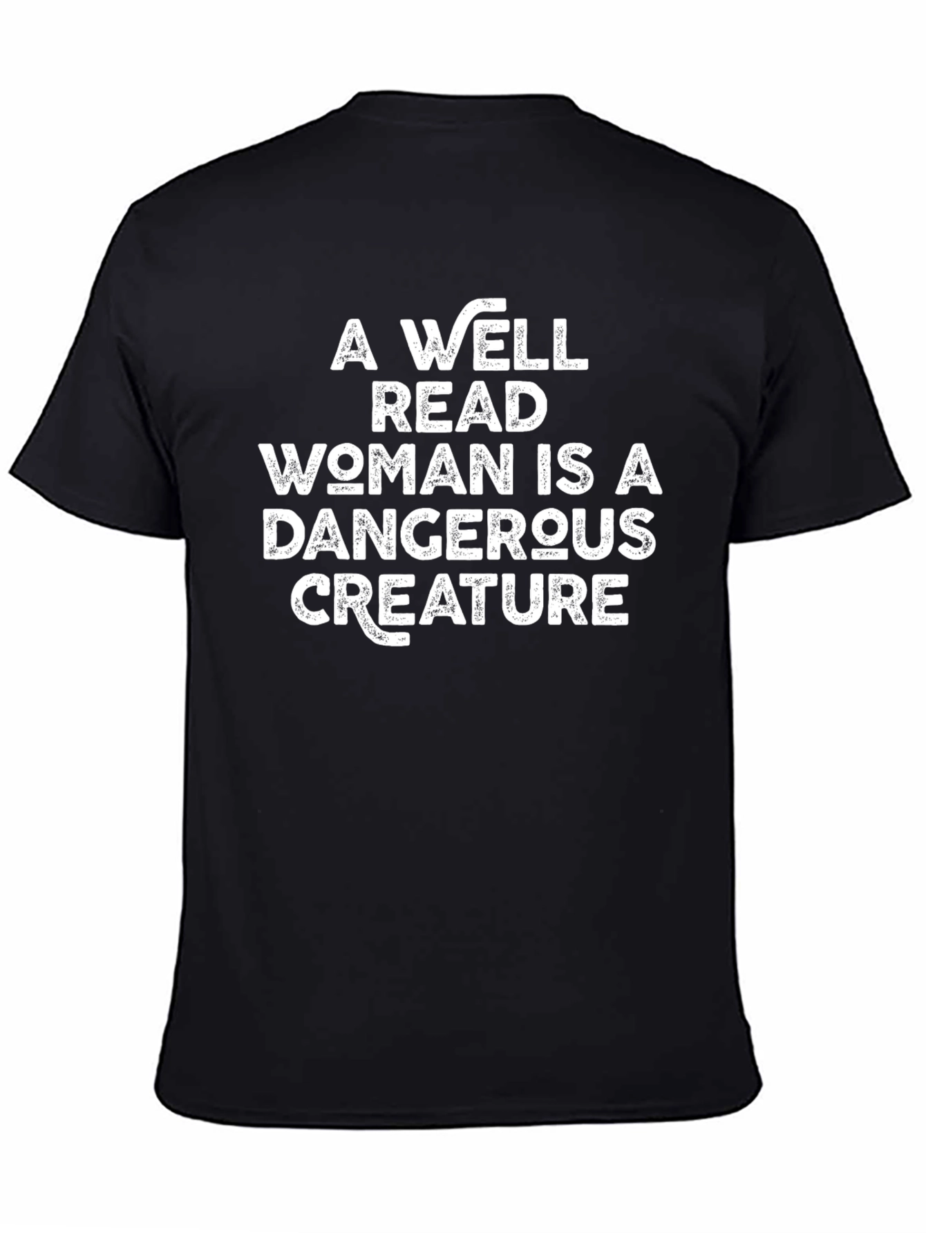 Black Well Read Woman Graphic Tee view 4