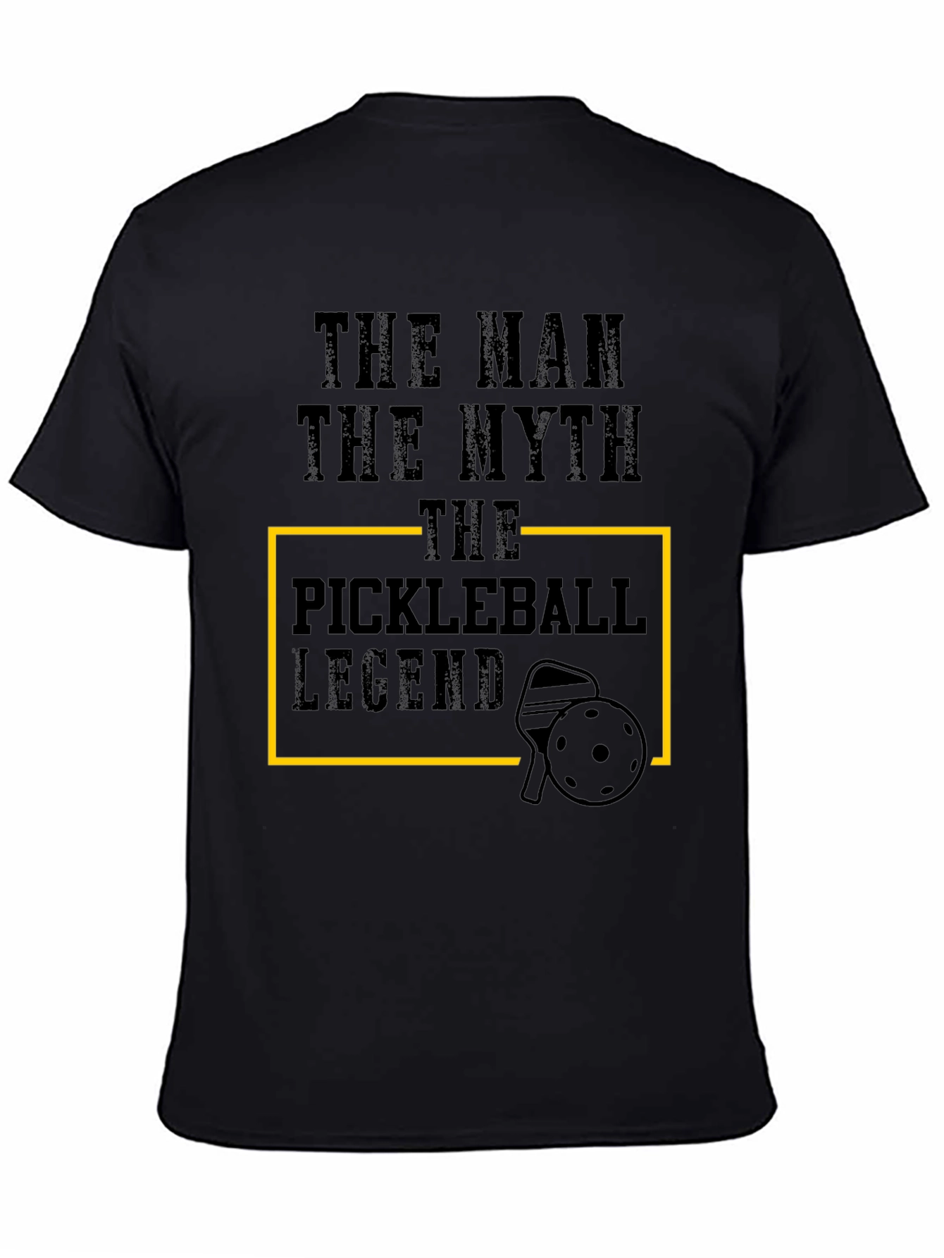 Black The Pickleball Legend Tee - Man, Myth, Legend! view 4