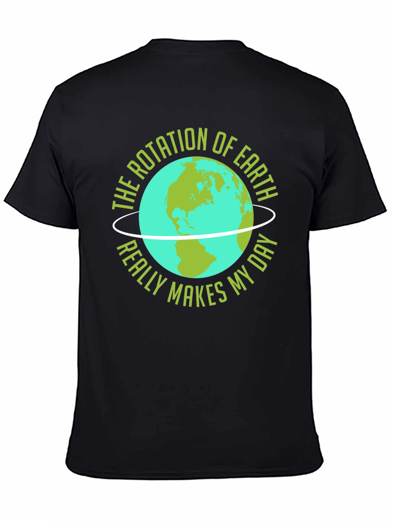 Black Earth Rotation T-Shirt - Makes My Day! view 4