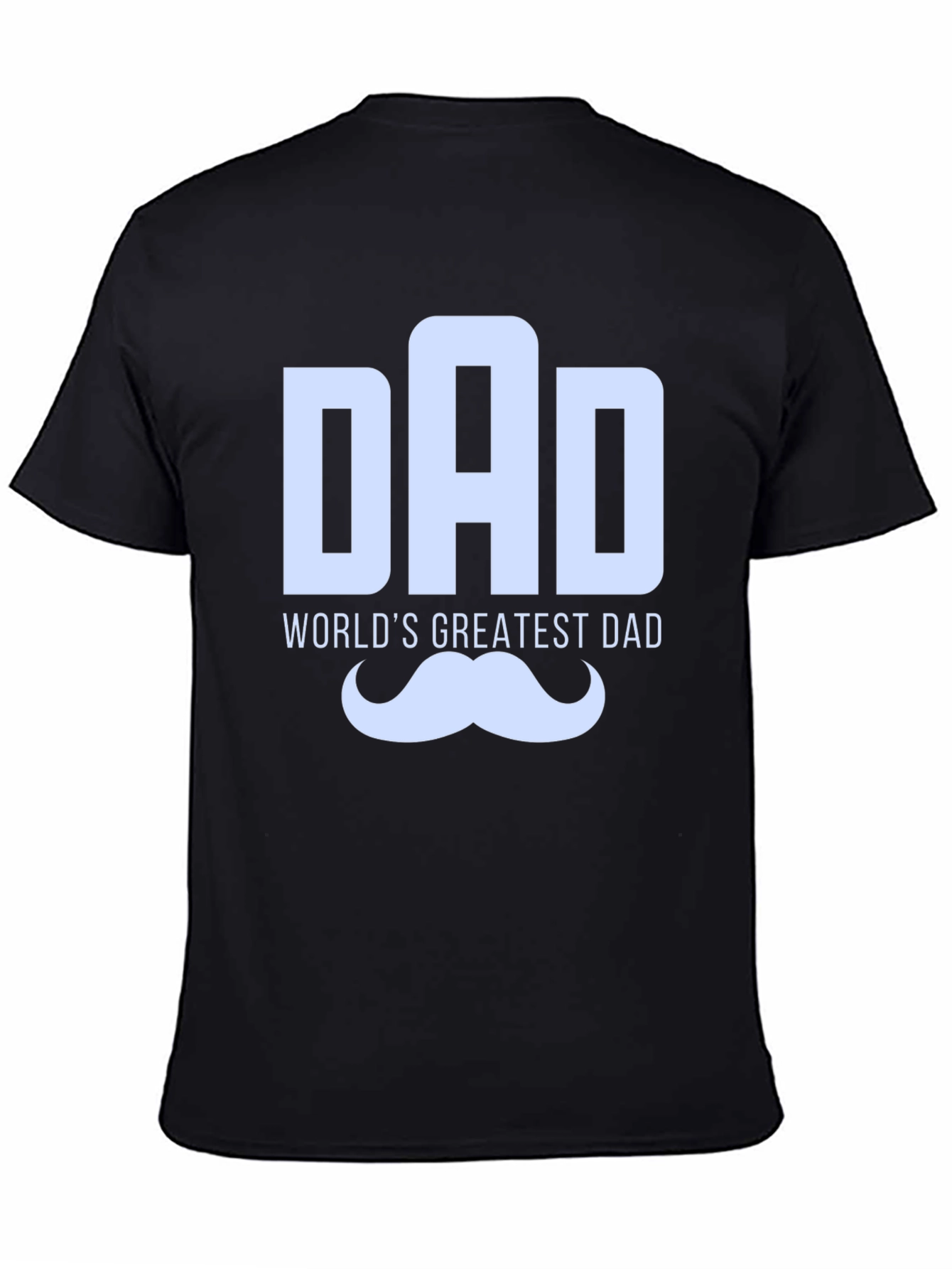 Black World's Greatest Dad T-Shirt Father's Day Gift view 4