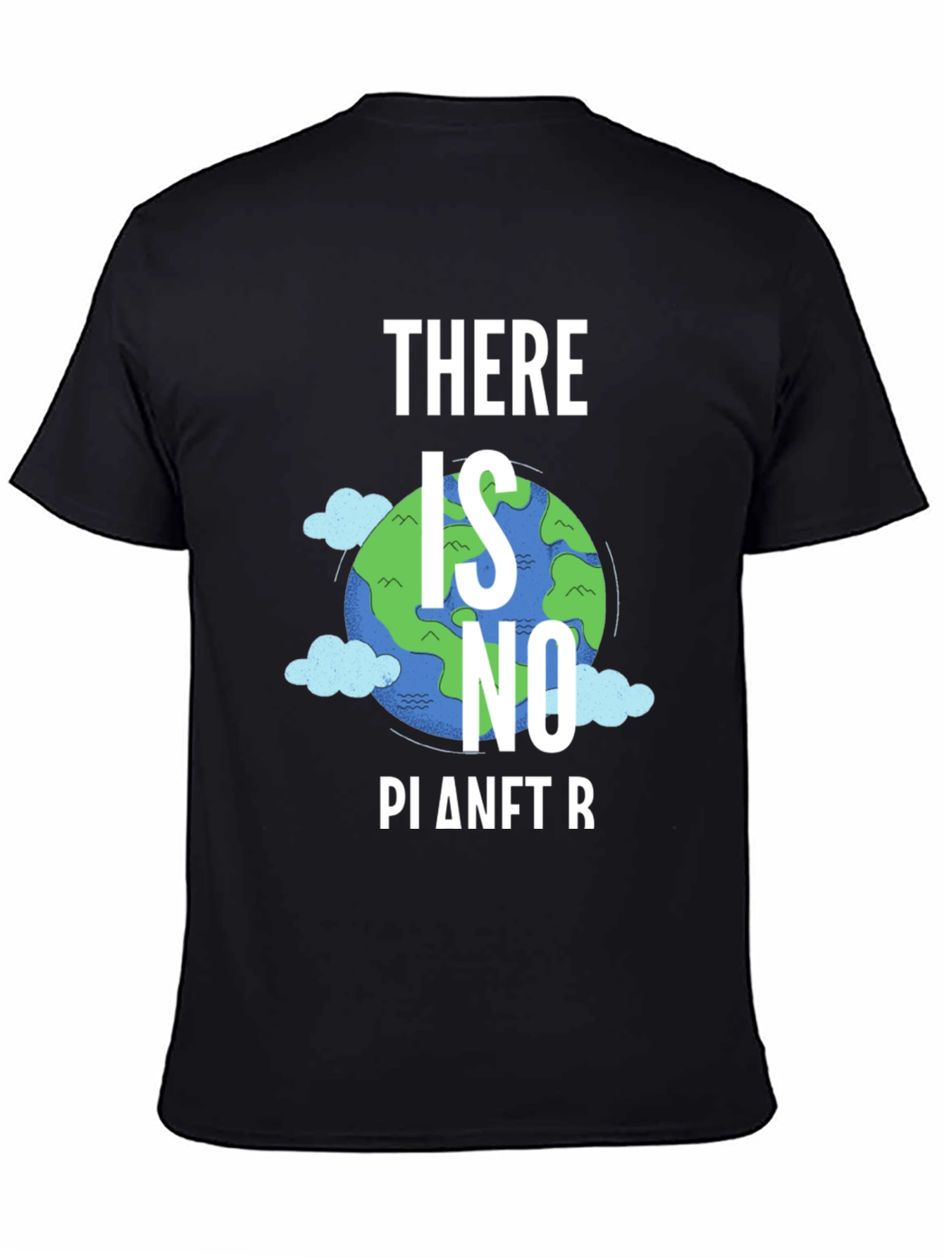 Black There Is No Planet B Graphic Tee view 4