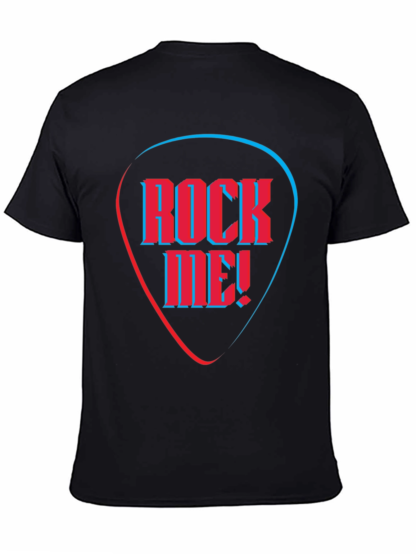 Black Rock Me Graphic Tee - Stylish Musician T-Shirt view 4