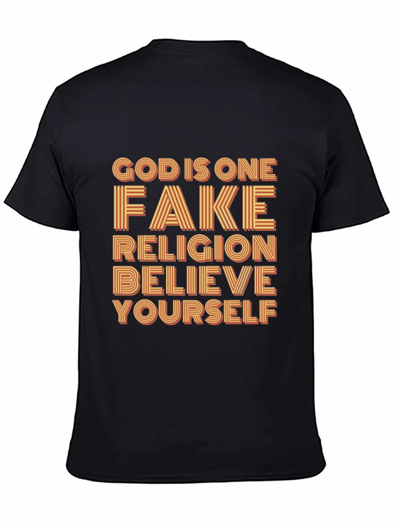 Black God is One T-Shirt Believe Yourself Tee view 4