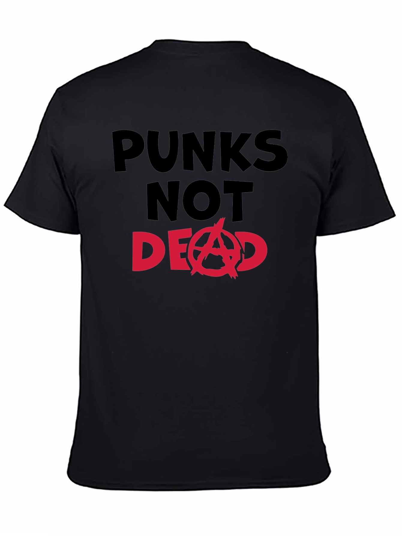 Black Punks Not Dead Graphic T-Shirt - Bold Statement Tee view 4