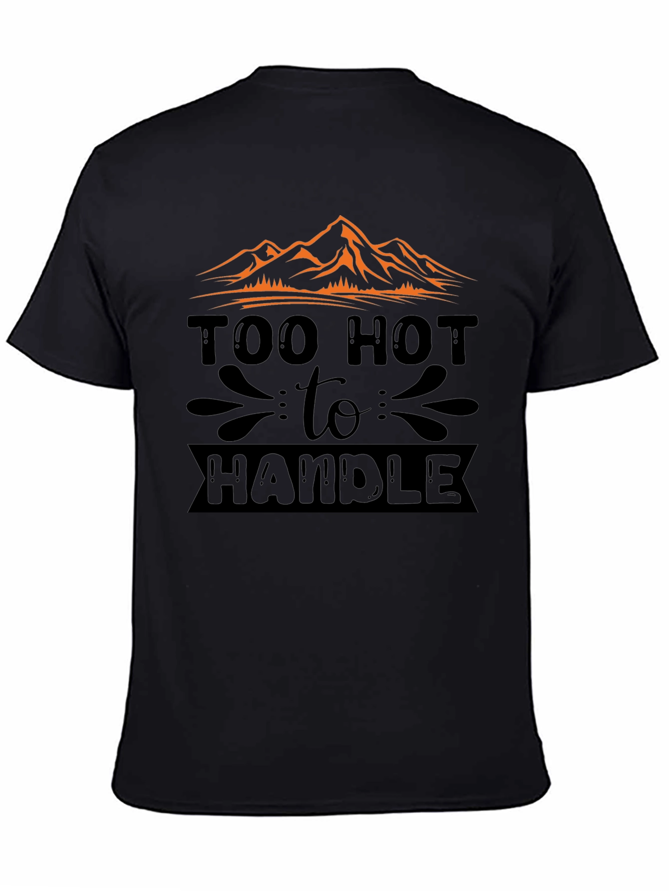 Black Too Hot To Handle Graphic Tee view 4