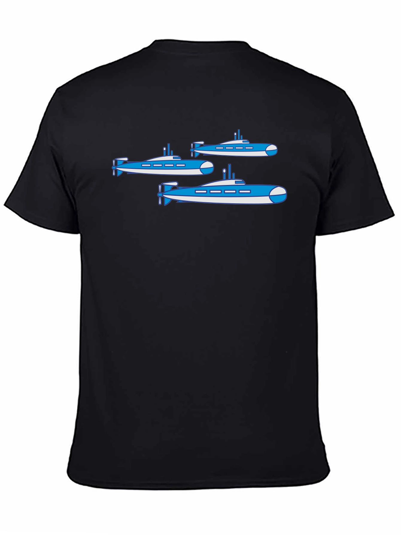 Black Submarine T-Shirt - Novelty Graphic Tee view 4