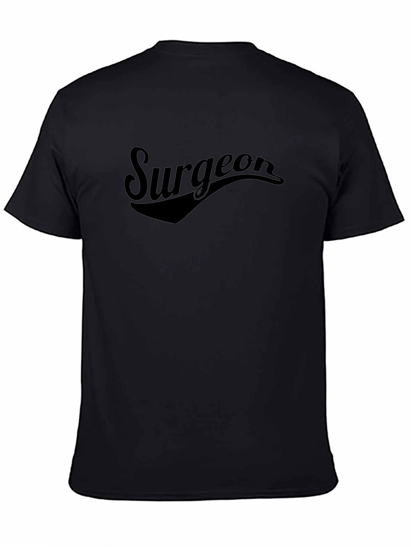 Black Surgeon Graphic Tee - Classic Style view 4