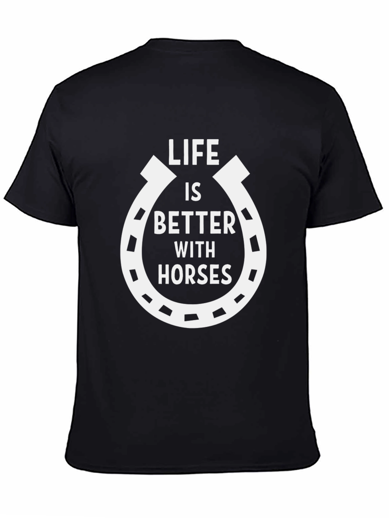Life is Better With Horses Graphic Tee - 4