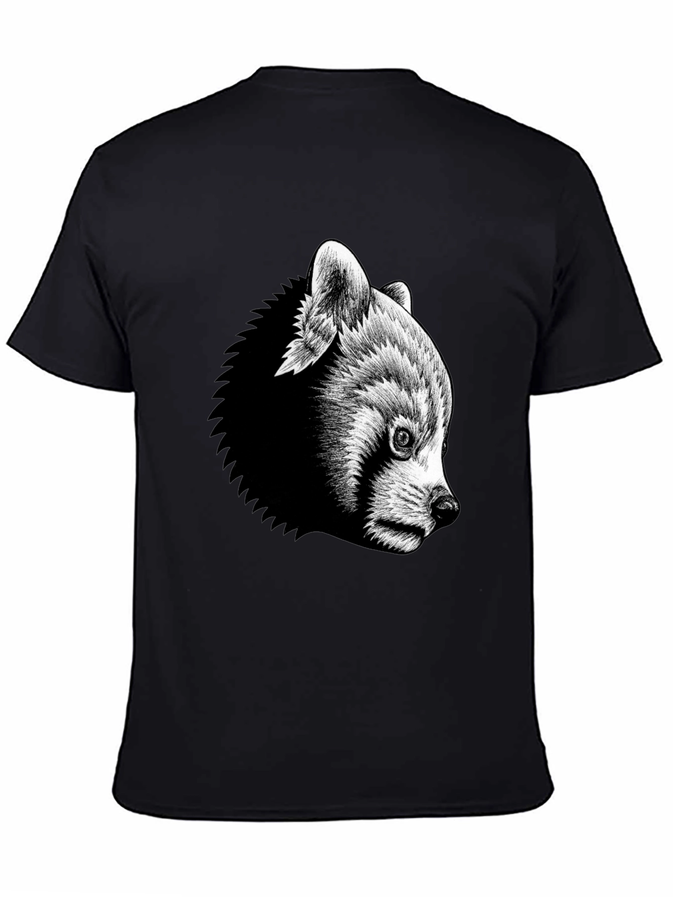 Black Black Bear Graphic Tee - Men's Short Sleeve Crew Neck view 4