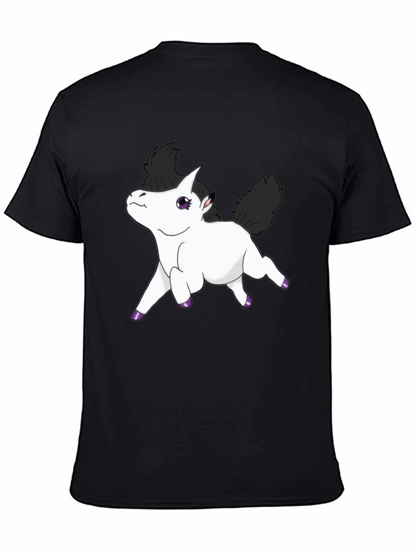 Black Black Unicorn Graphic Tee - Men's Short Sleeve Shirt view 4