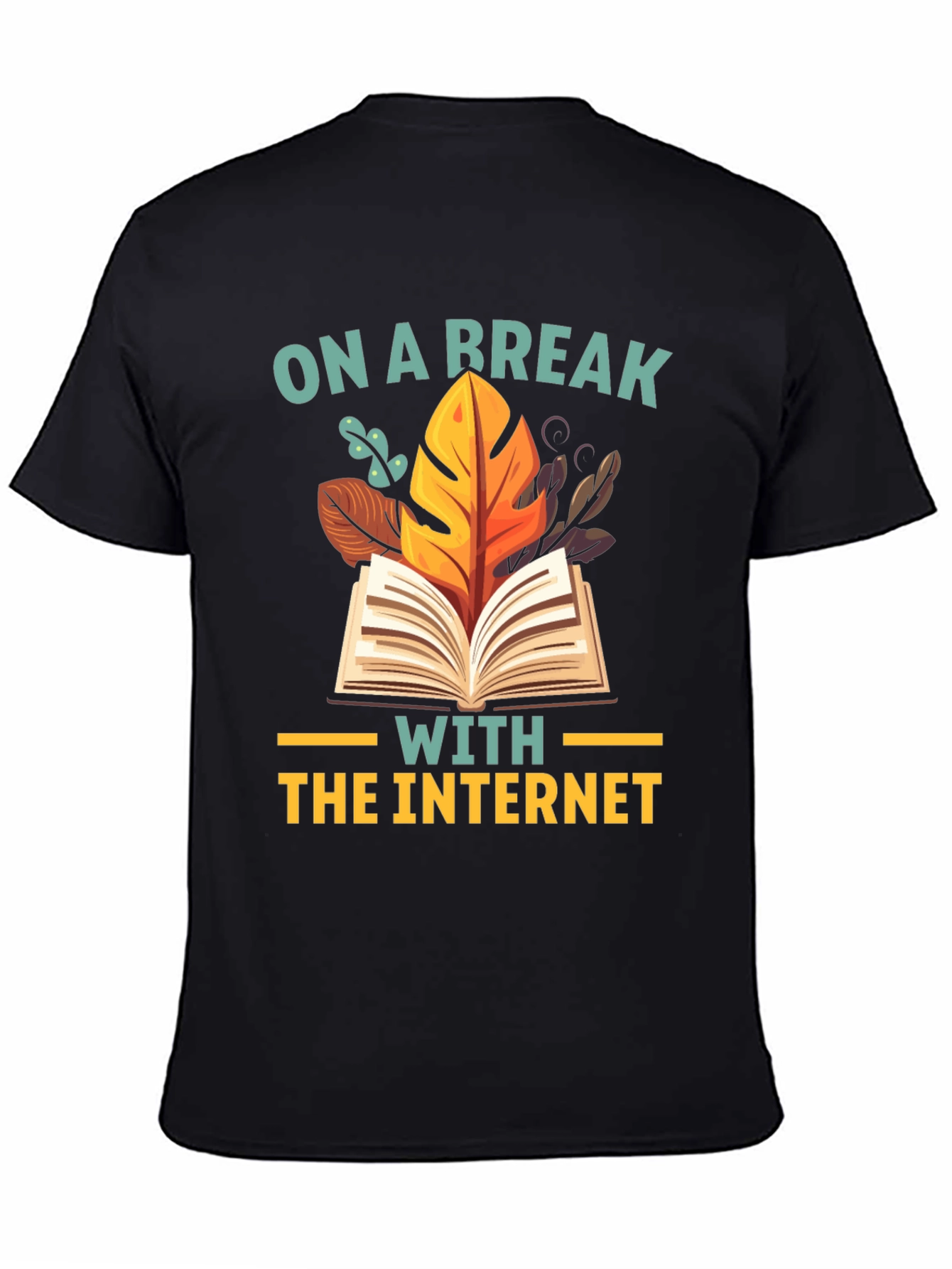 Black On a Break with the Internet Graphic Tee view 4