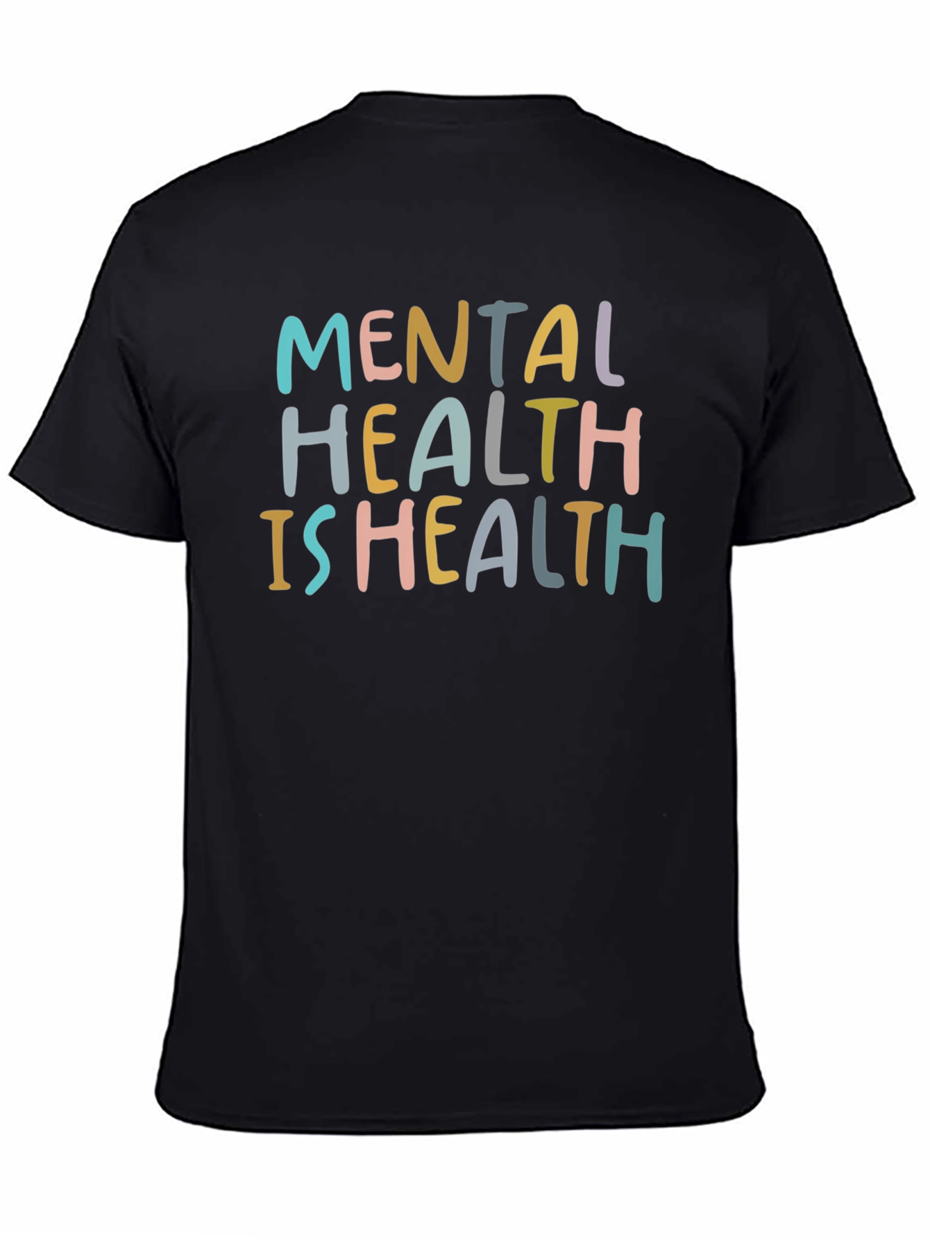 Black Mental Health is Health Graphic T-Shirt view 4
