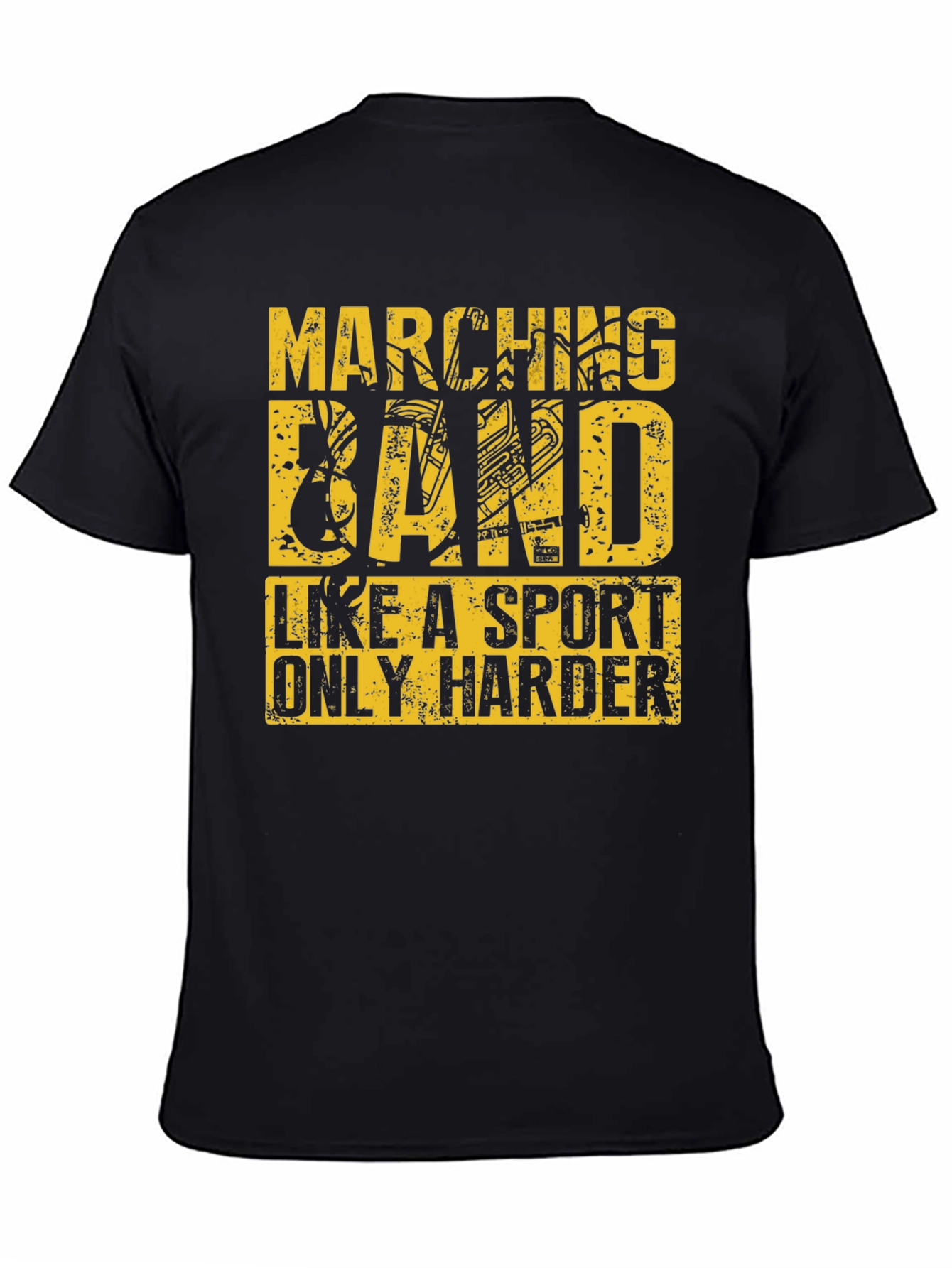 Black Marching Band is Like a Sport T-Shirt view 4