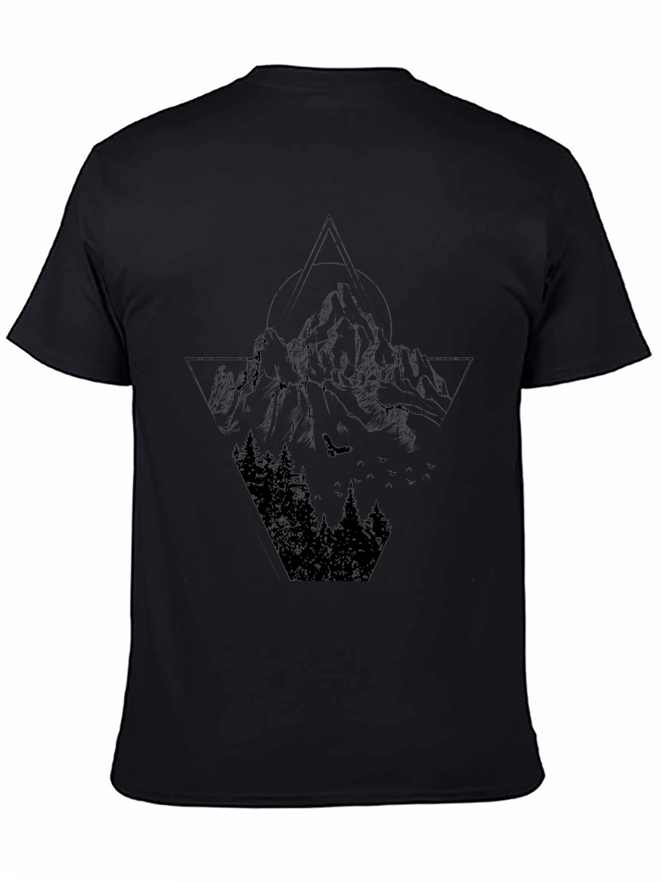 Black Mountain Graphic Black Tee view 4